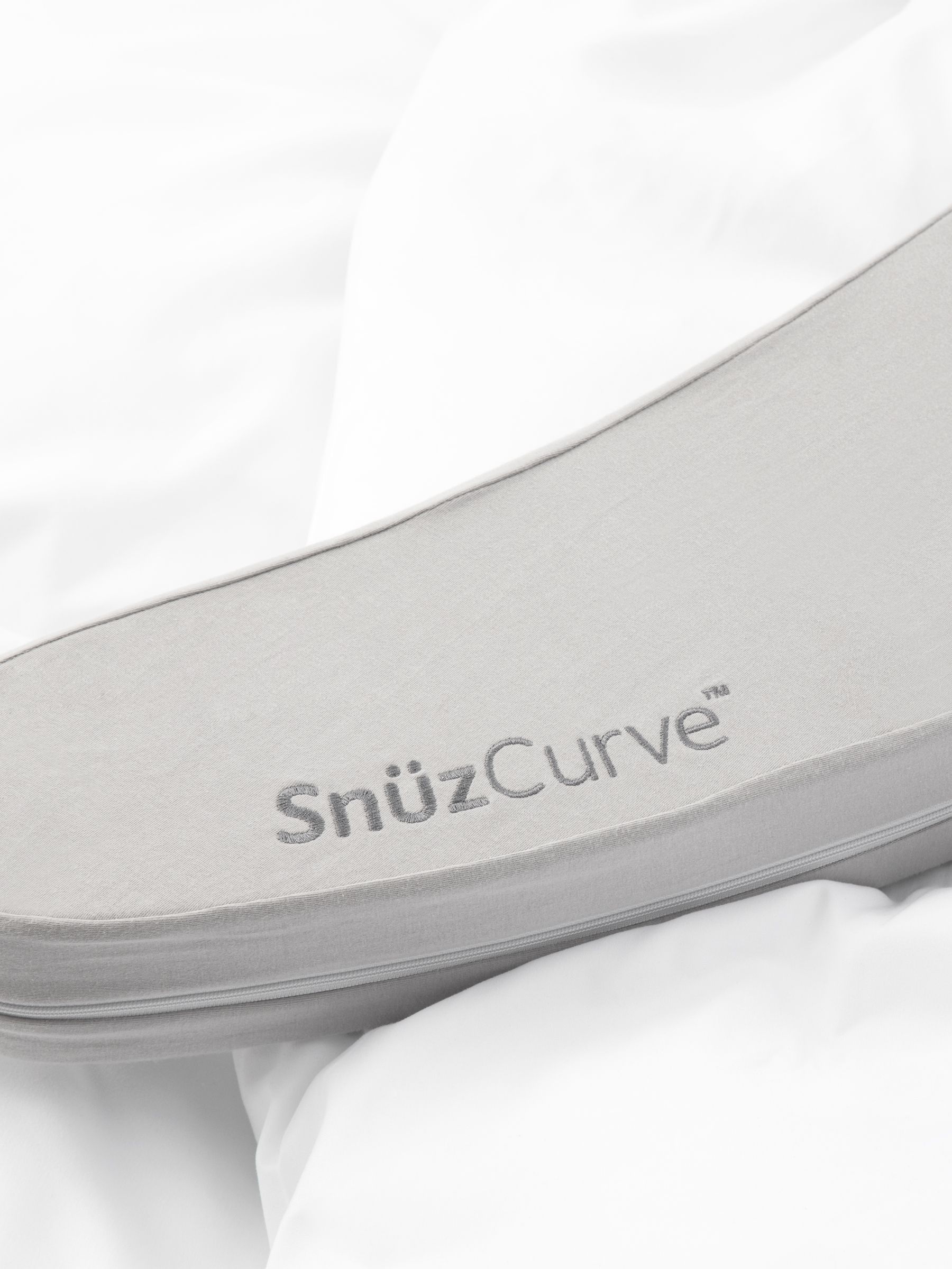Snuz Grey Curve Grey Pregnancy Pillow - Image 8 of 8