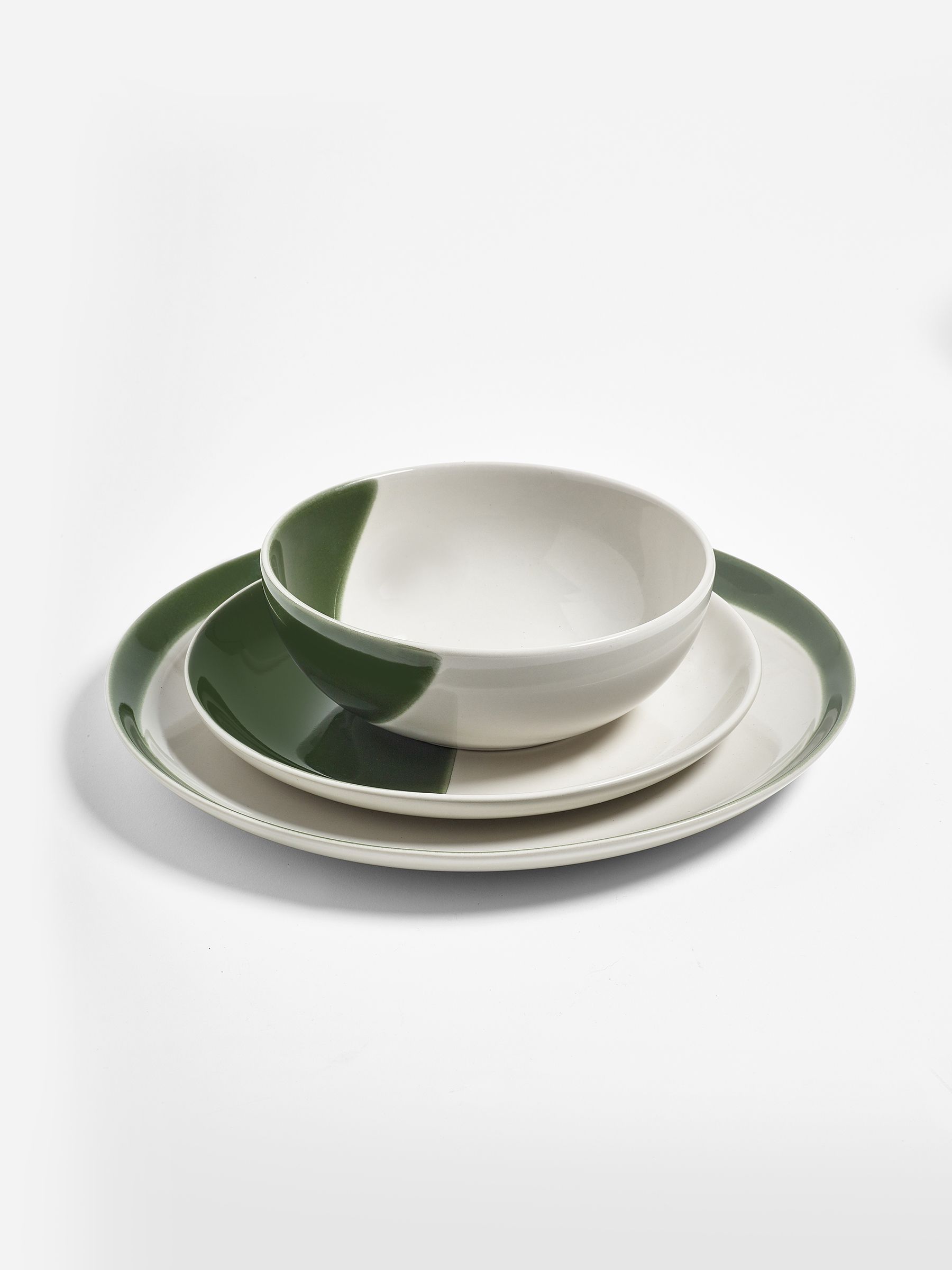 Jasper Conran London Green Abstract 12 Piece Set - Image 5 of 8