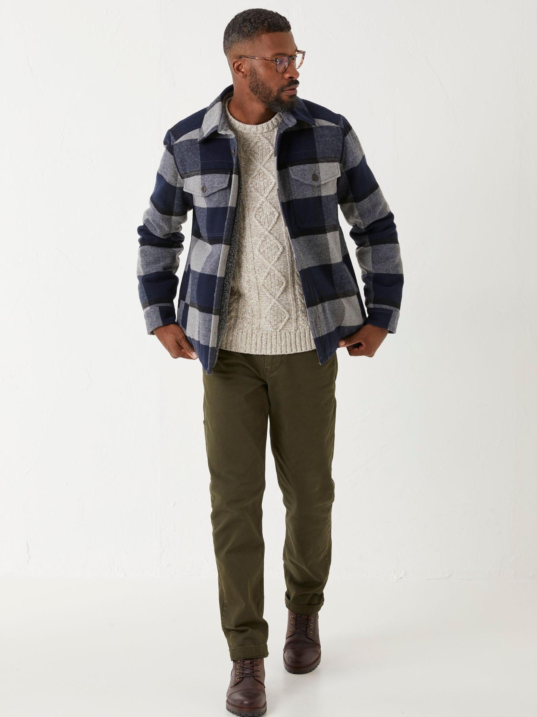 Blue Fjord Buffalo Overshirt - Image 1 of 4 Blue Fjord Buffalo Overshirt - Image 1 of 4