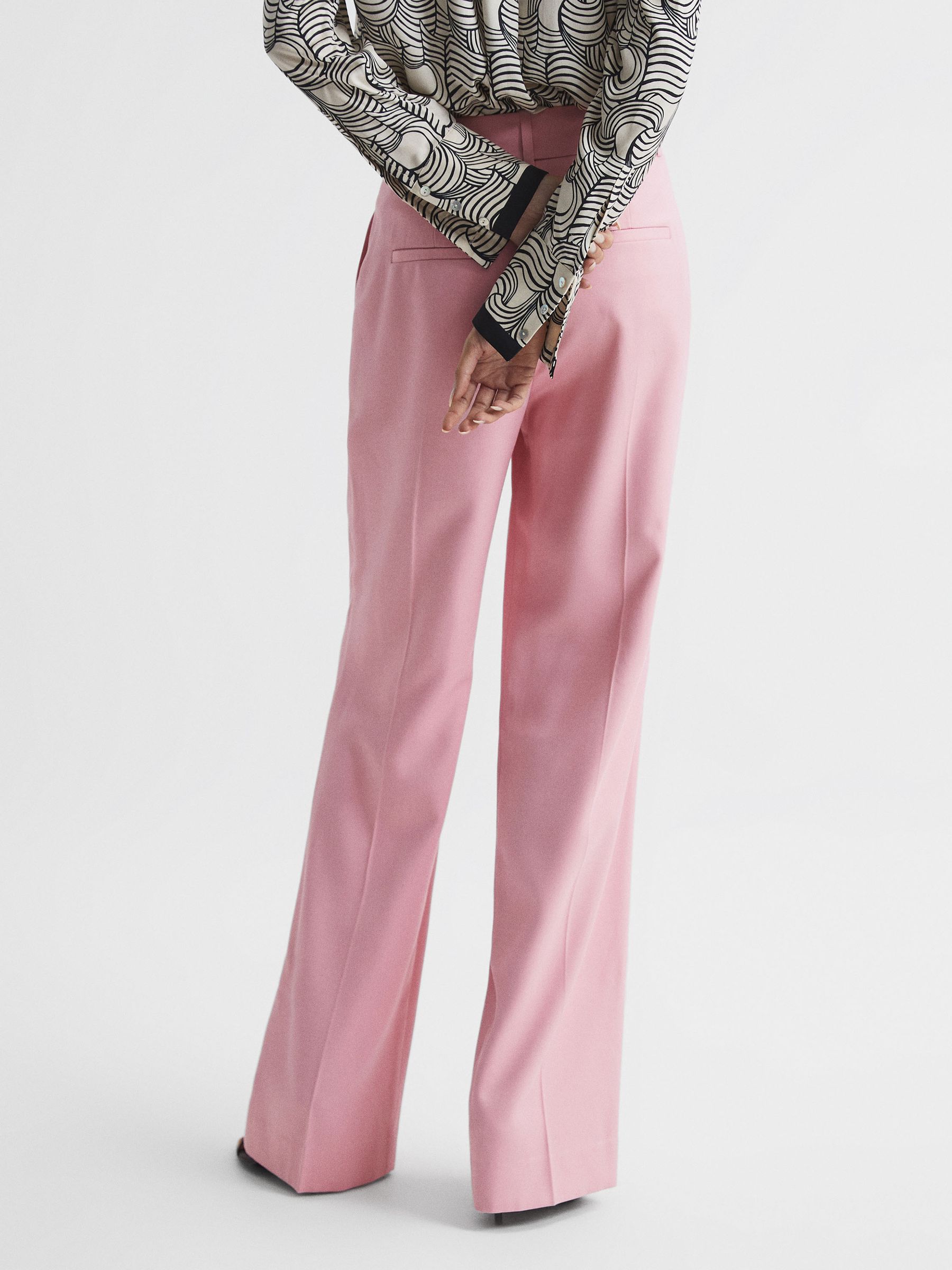Wide Leg Trousers in Pink - Image 5 of 6