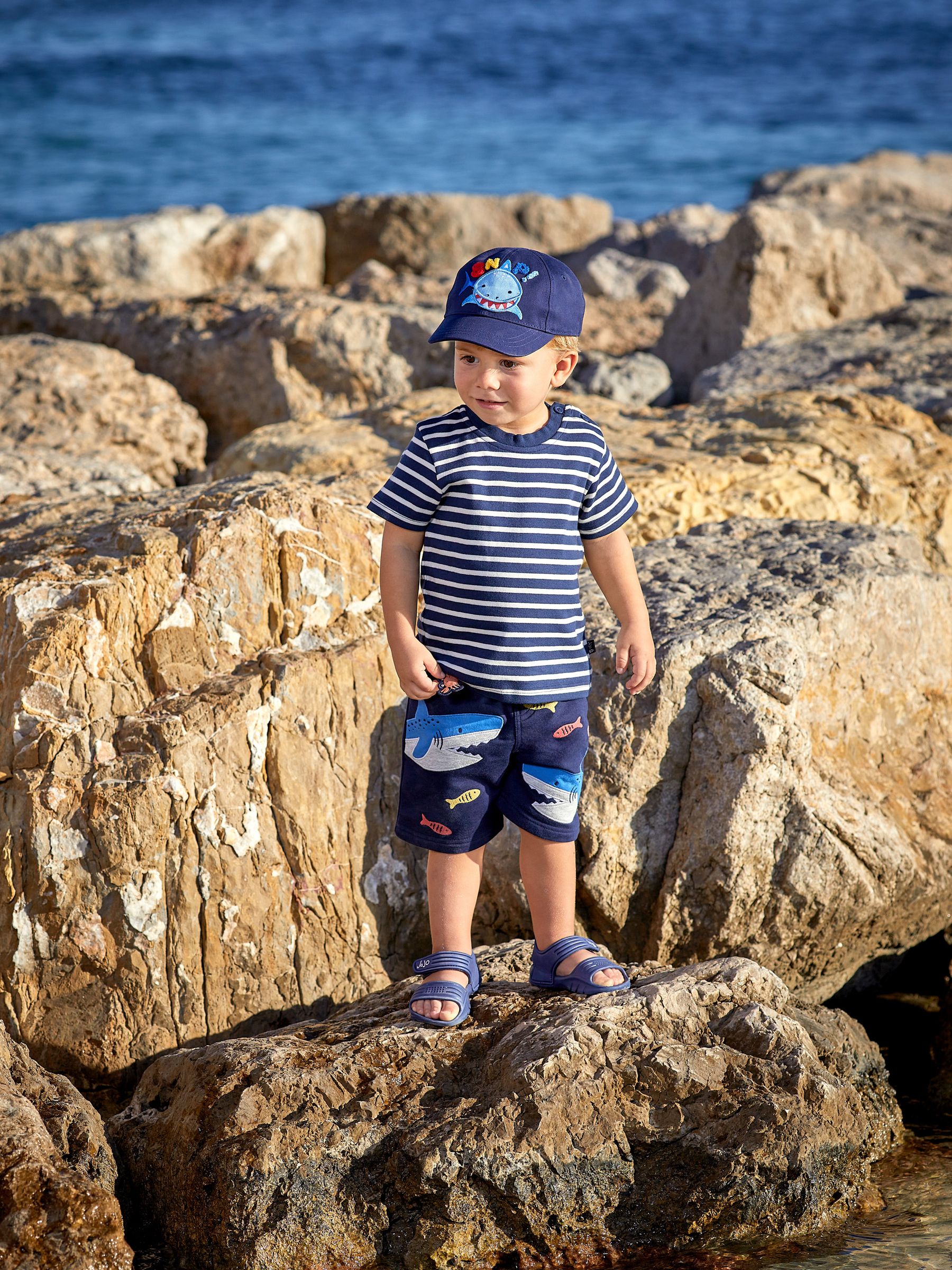 Navy Ecru Stripe Stripe T-Shirt - Image 2 of 6