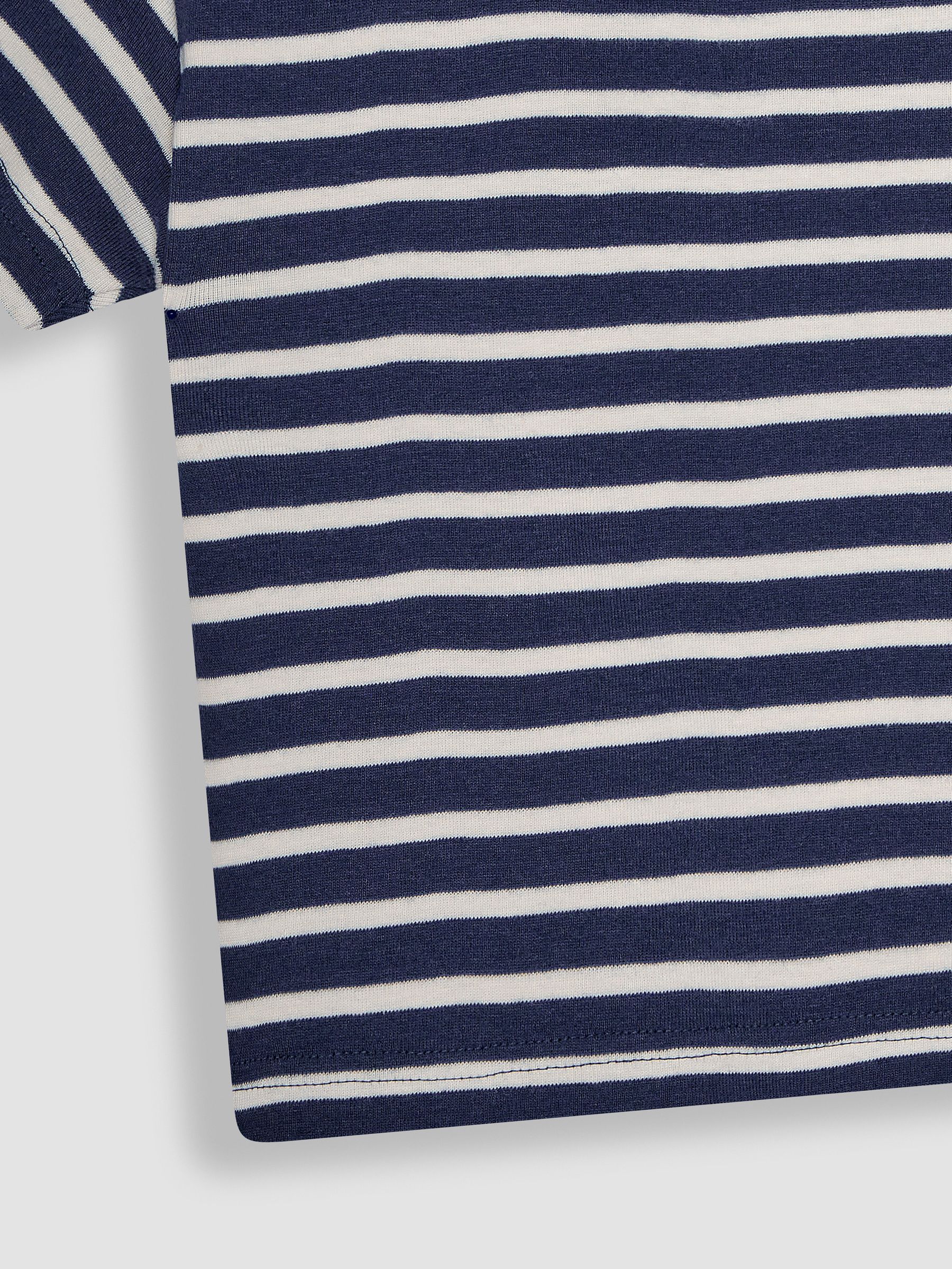 Navy Ecru Stripe Stripe T-Shirt - Image 6 of 6