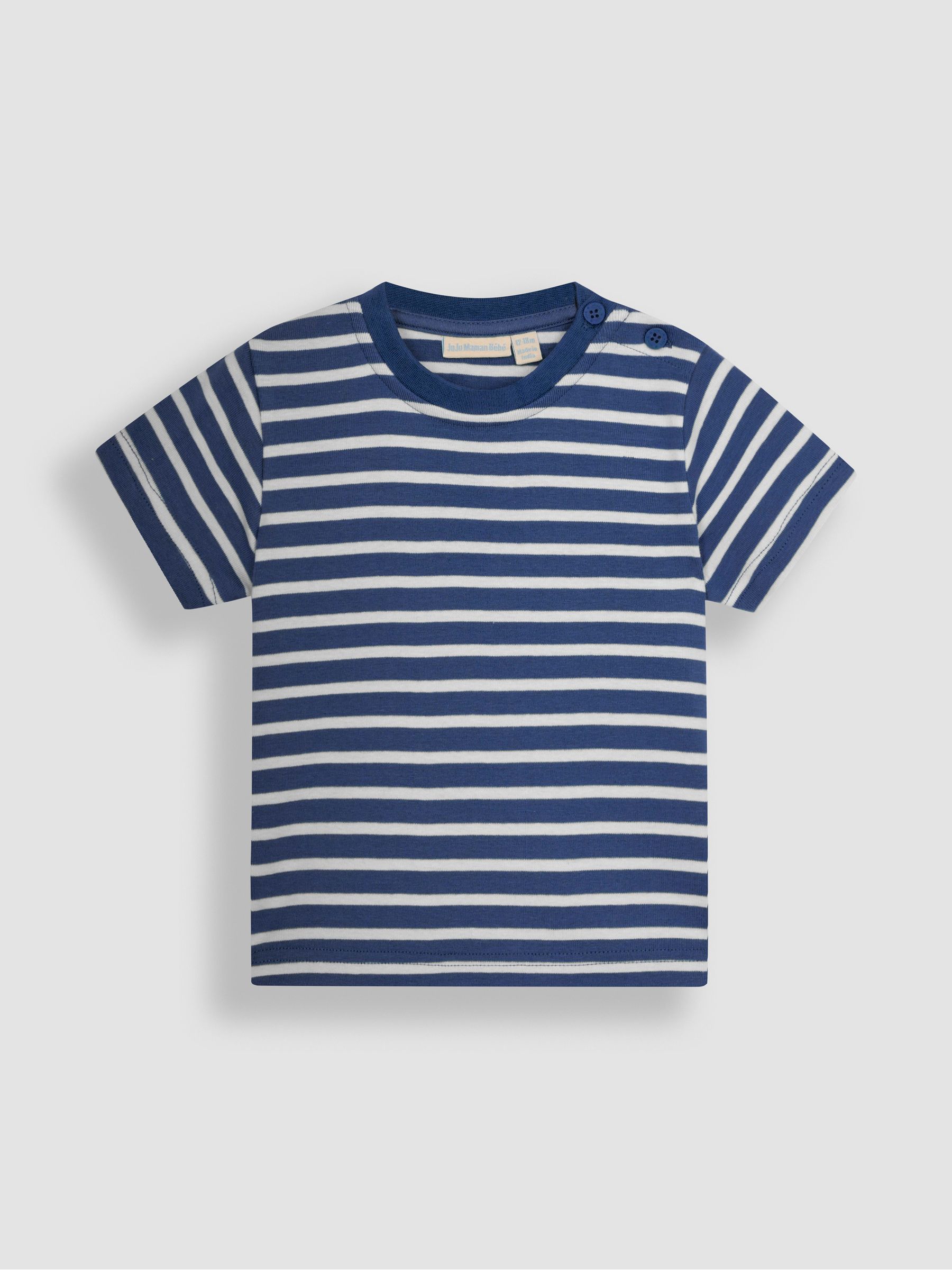 Indigo Blue Stripe T-Shirt - Image 2 of 4