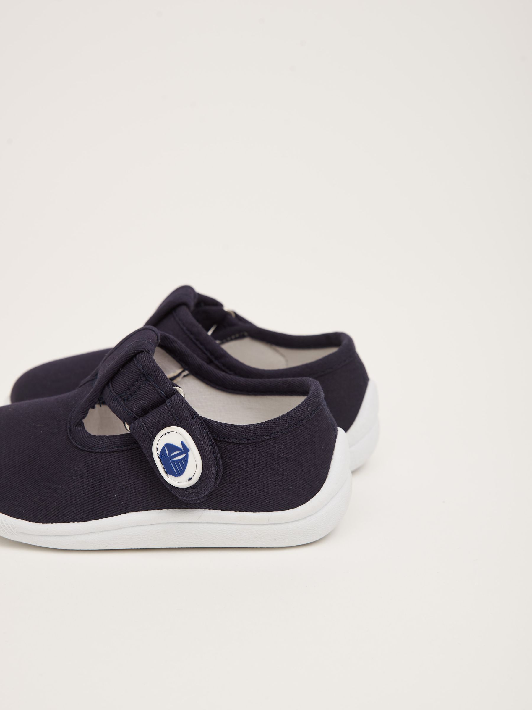 Navy Blue Canvas Summer Shoes - Image 4 of 4
