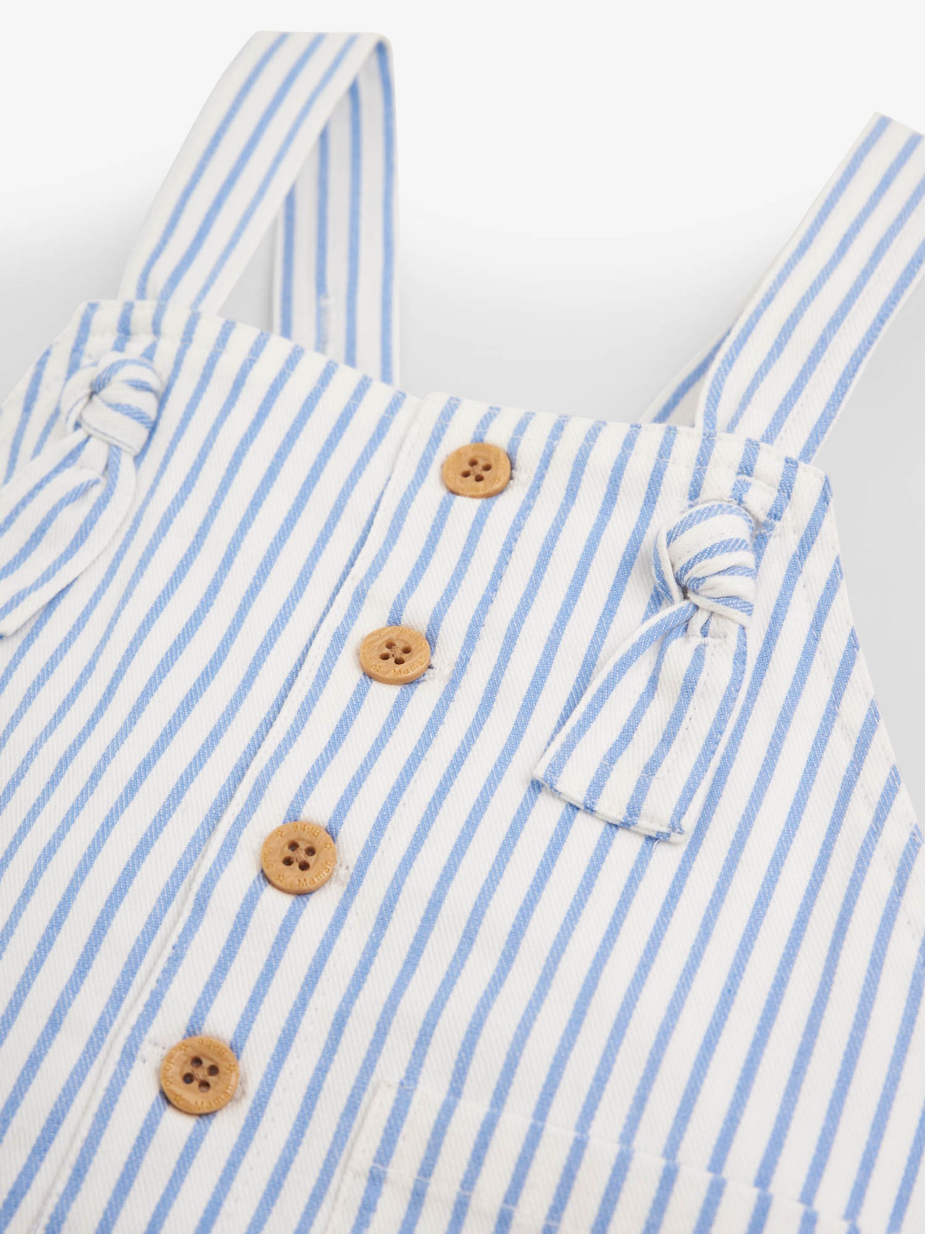 Blue Stripe Dungaree - Image 2 of 2