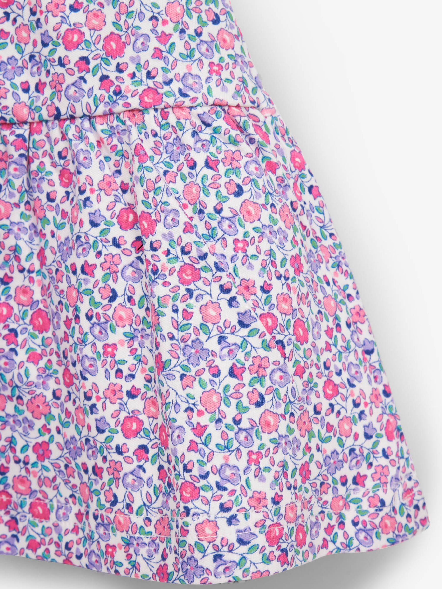 Girls' Ditsy Tiered Dress in Pastel - Image 2 of 2