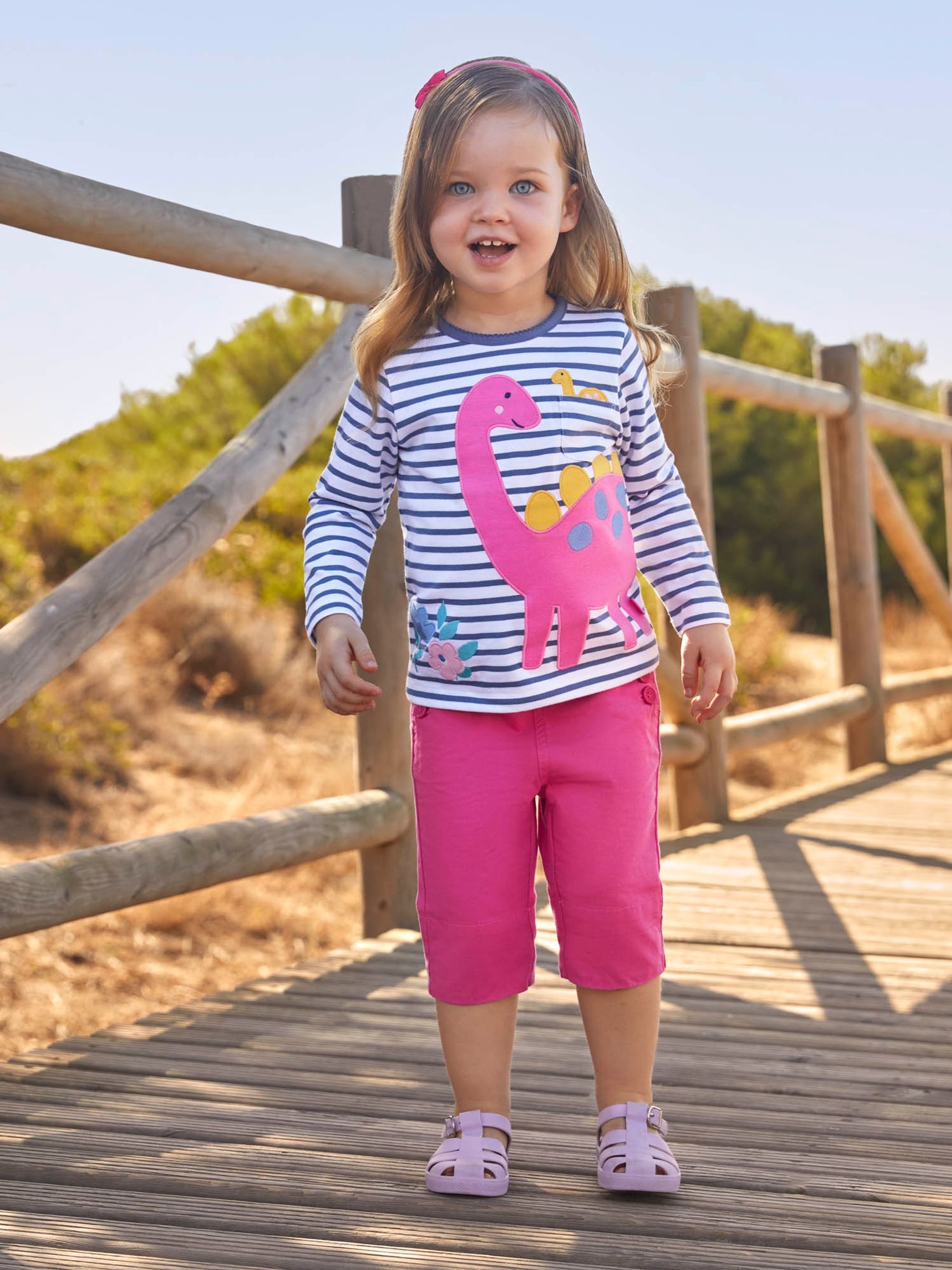 Orchid Girls' Twill Clamdiggers - Image 1 of 5