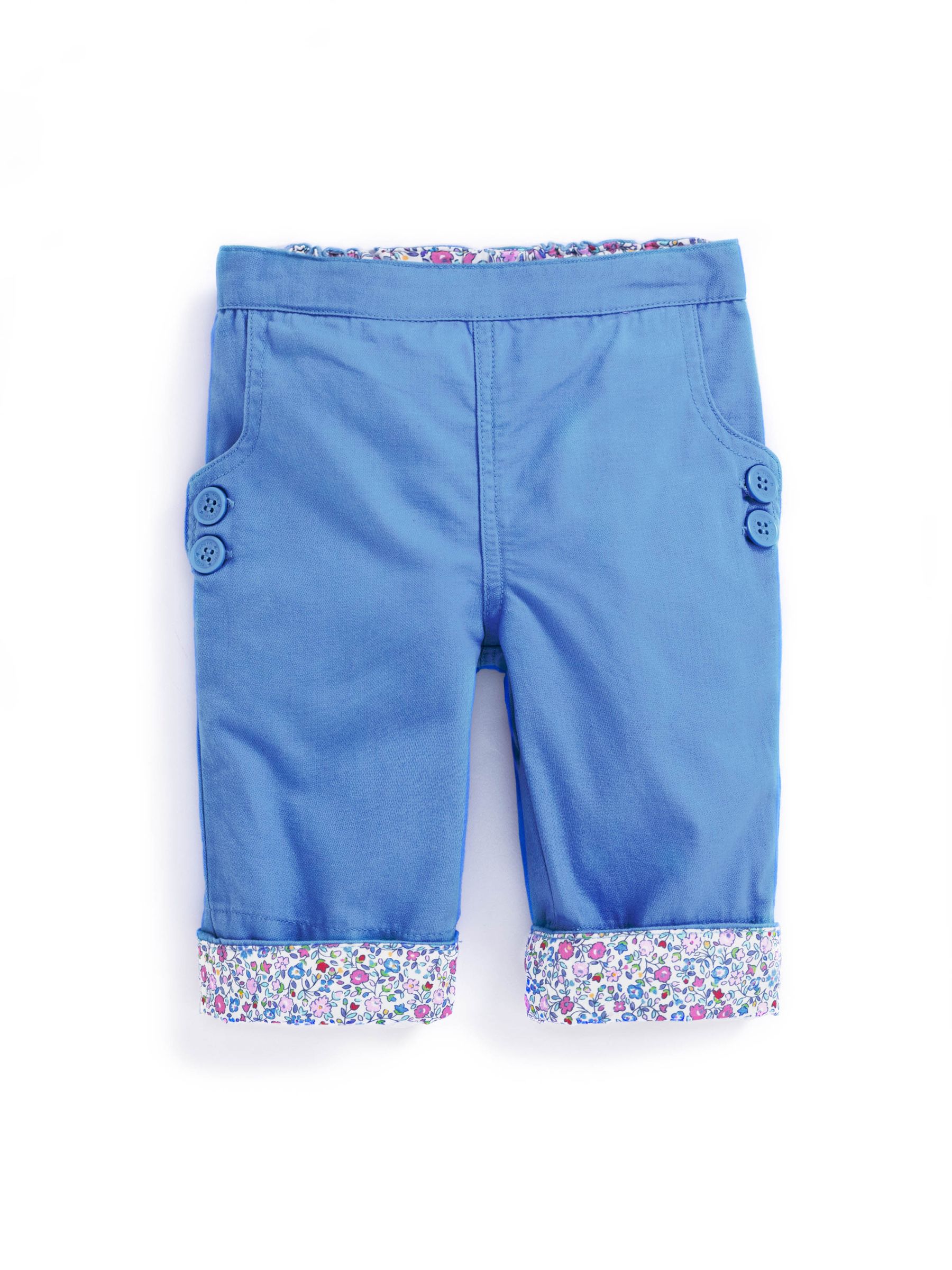 Cornflower Girls' Twill Clamdiggers - Image 1 of 2