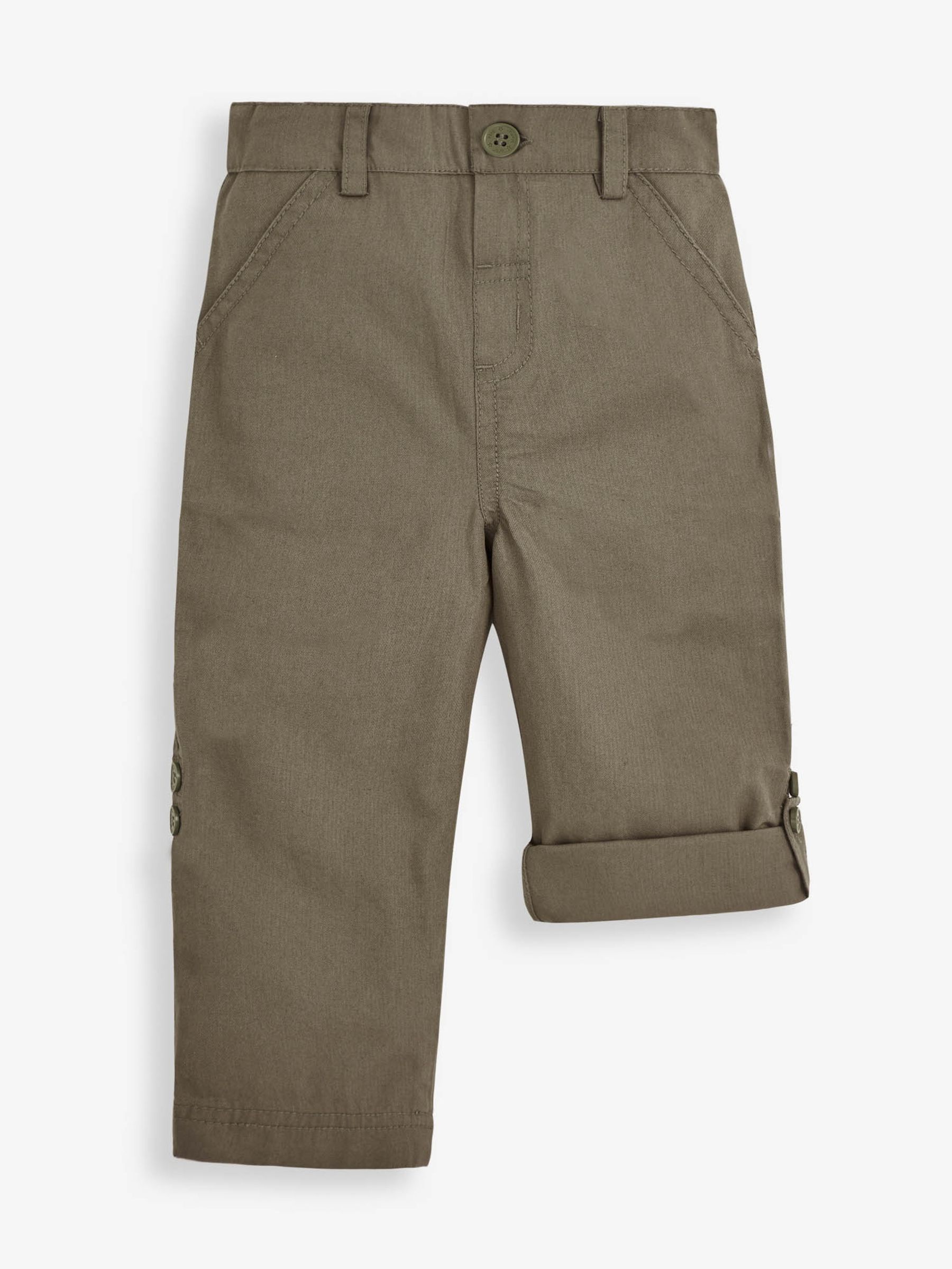 Olive Twill Convertible Chinos - Image 2 of 4
