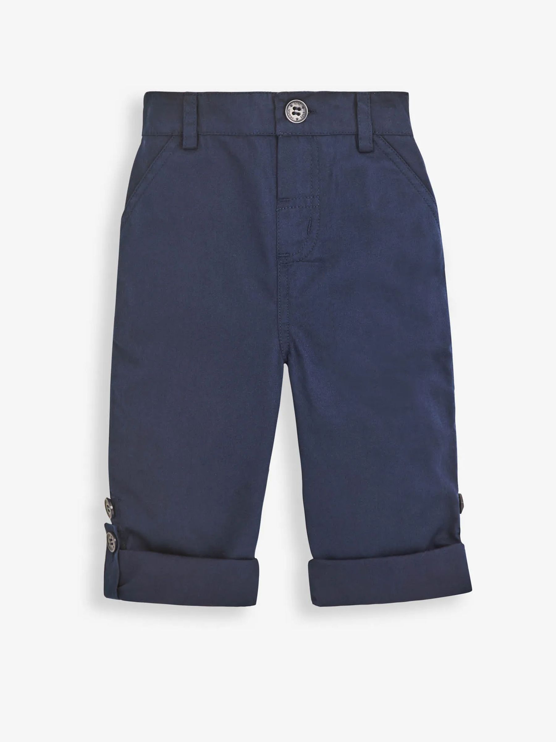 Navy Blue Twill Convertible Chinos - Image 4 of 6