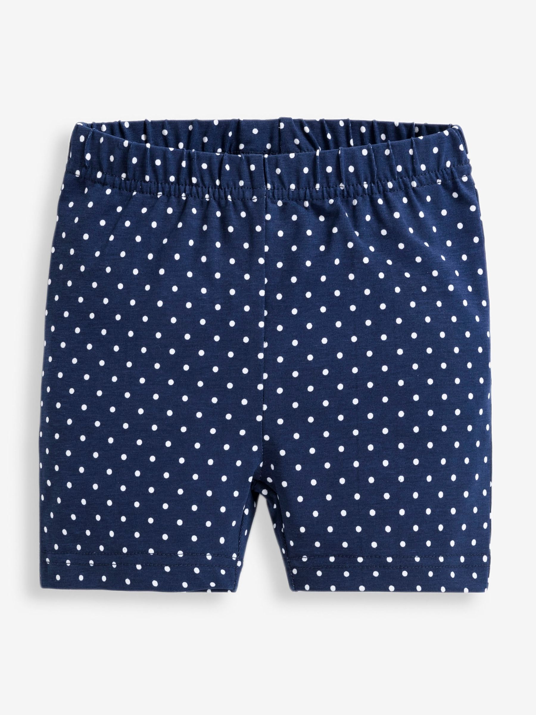 Navy Ditsy 2-Pack Girls' Floral Shorts - Image 2 of 3