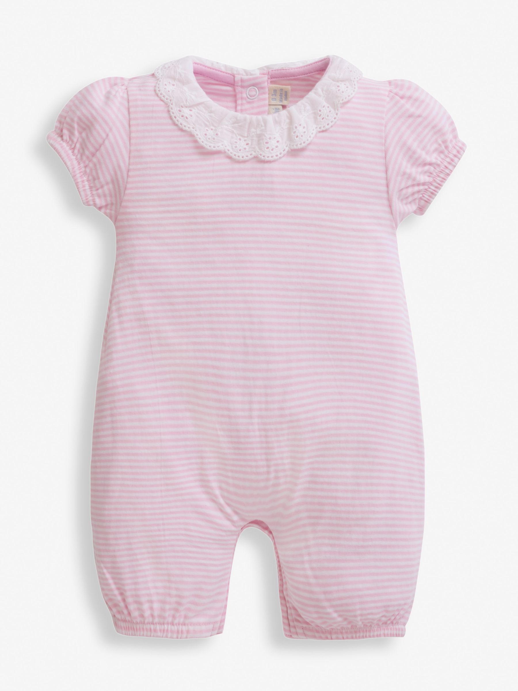 Summer Ditsy Pink 2-Pack Pretty Baby Rompers - Image 3 of 4