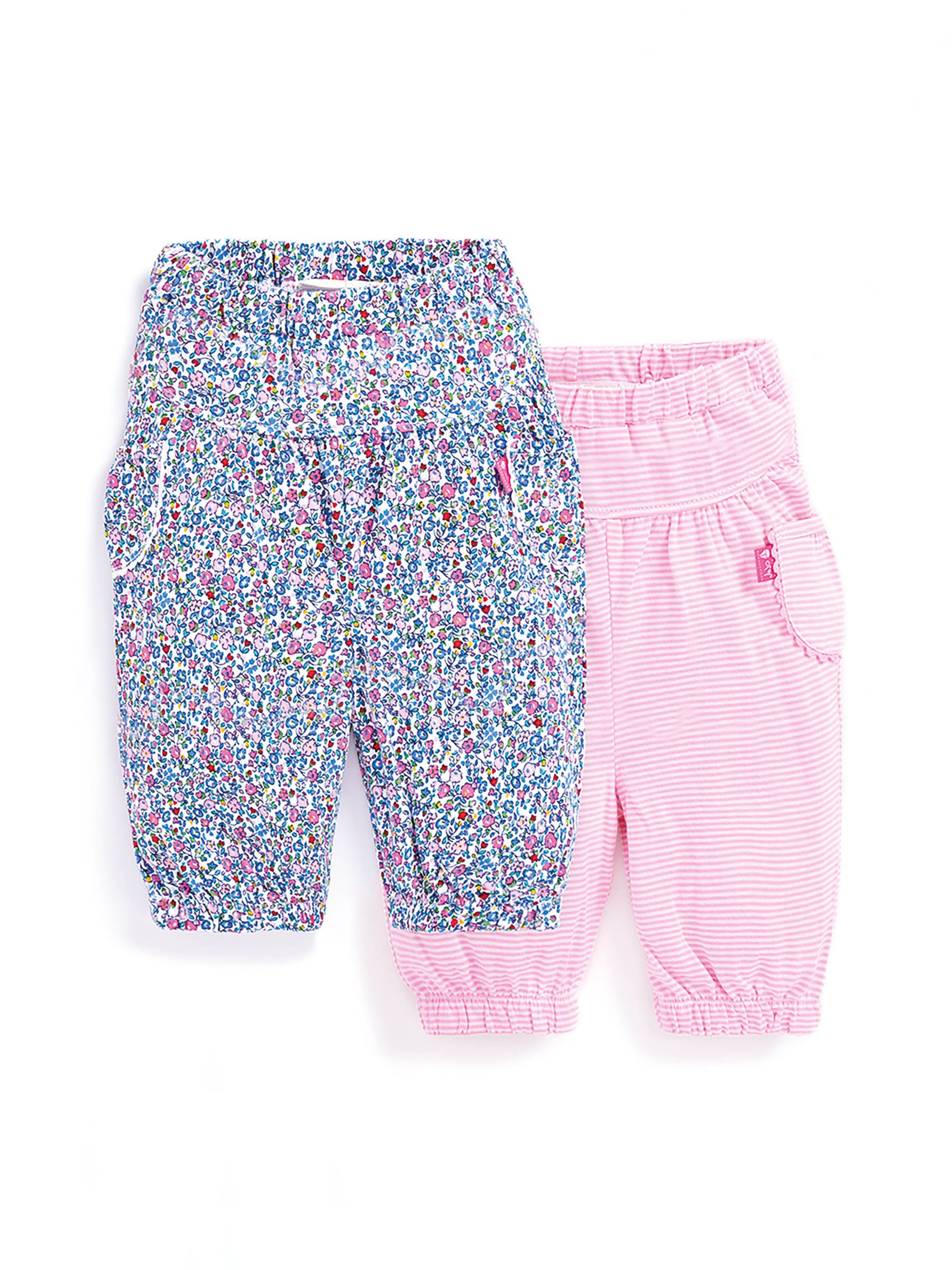 2-Pack Floral Baby Trousers in Pink - Image 1 of 5