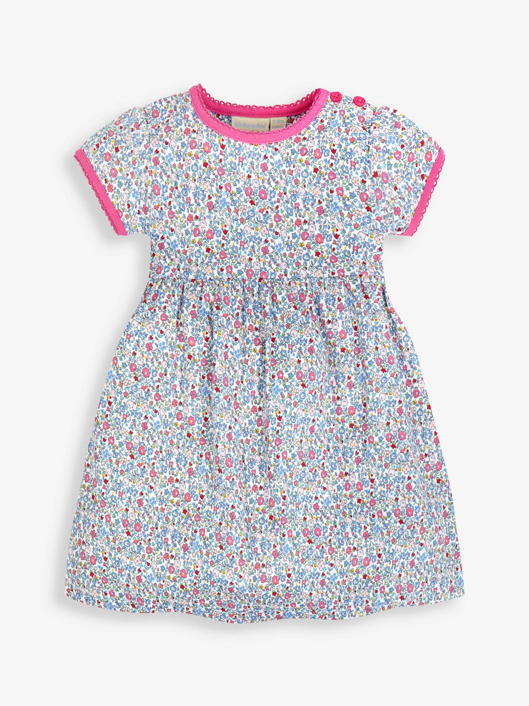 Girls' Ditsy Floral Summer Dress in Summer Ditsy - Image 1 of 2