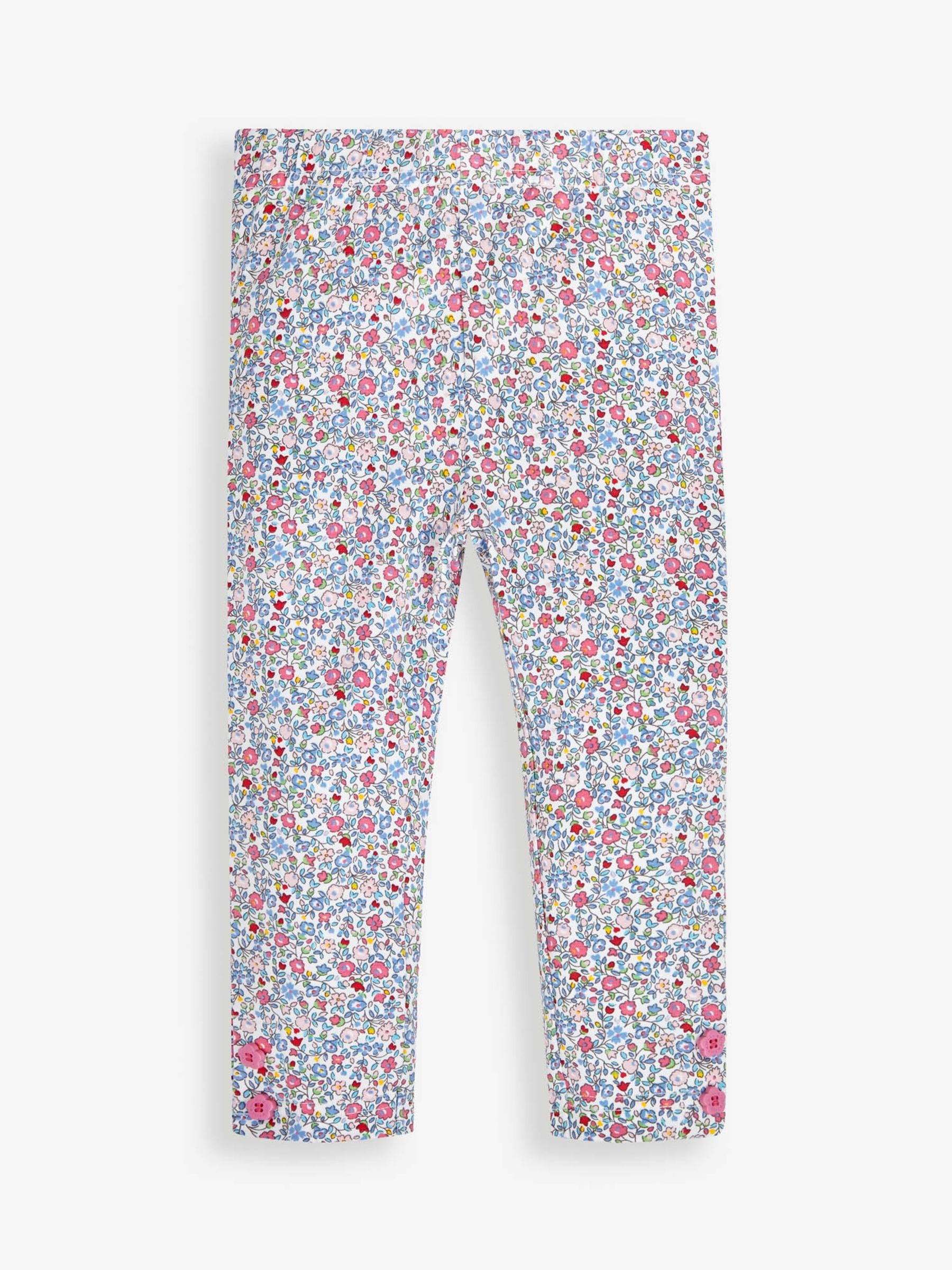 Summer Ditsy Floral & Pink 2-Pack Leggings - Image 3 of 5