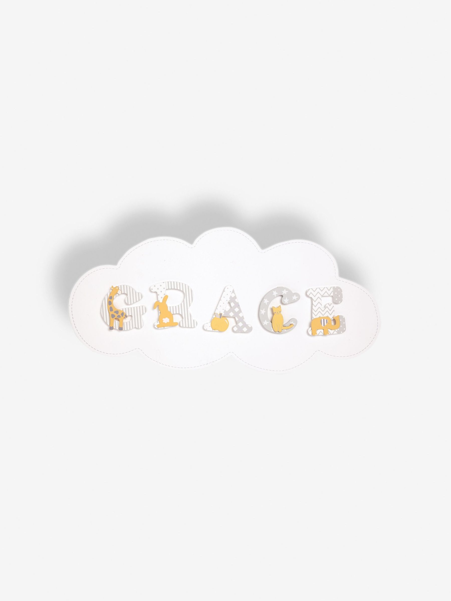Cloud Letter Plaque - Image 1 of 1