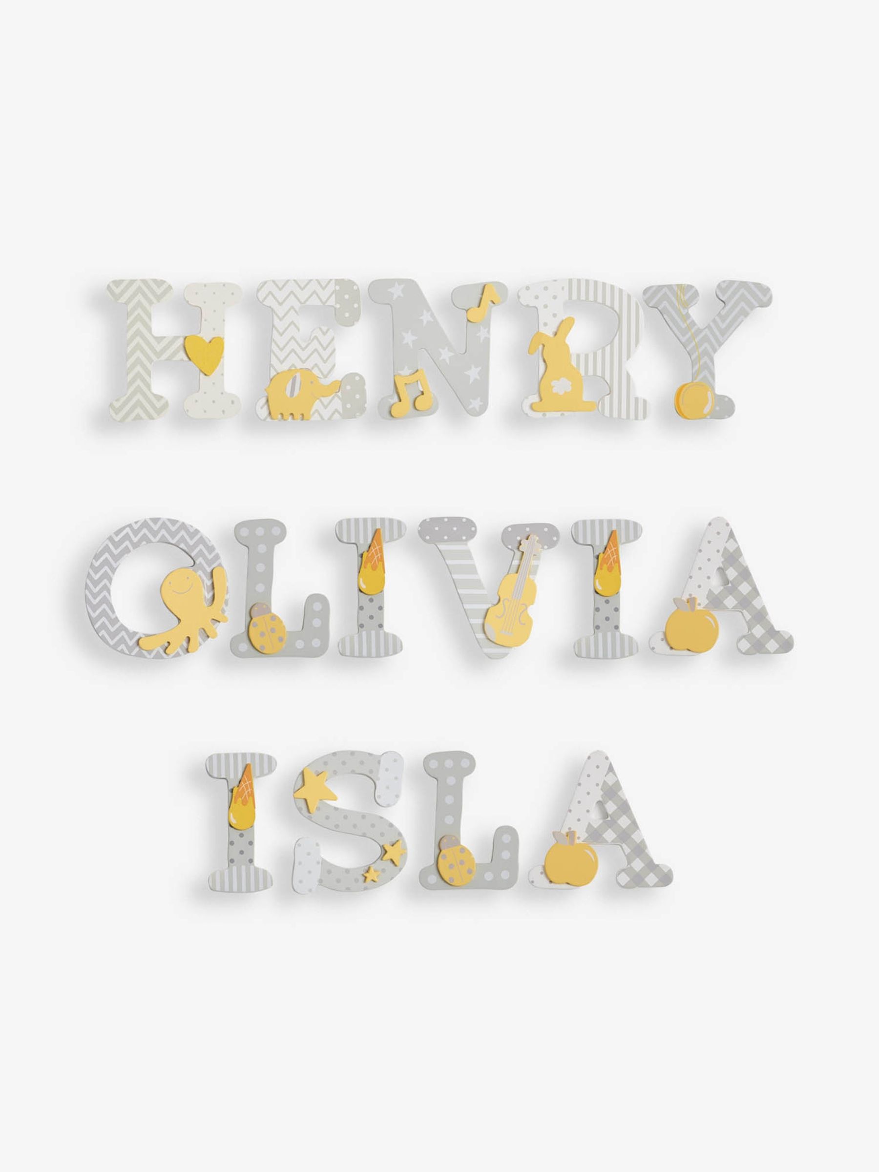 Grey Wooden Letters - Image 2 of 12