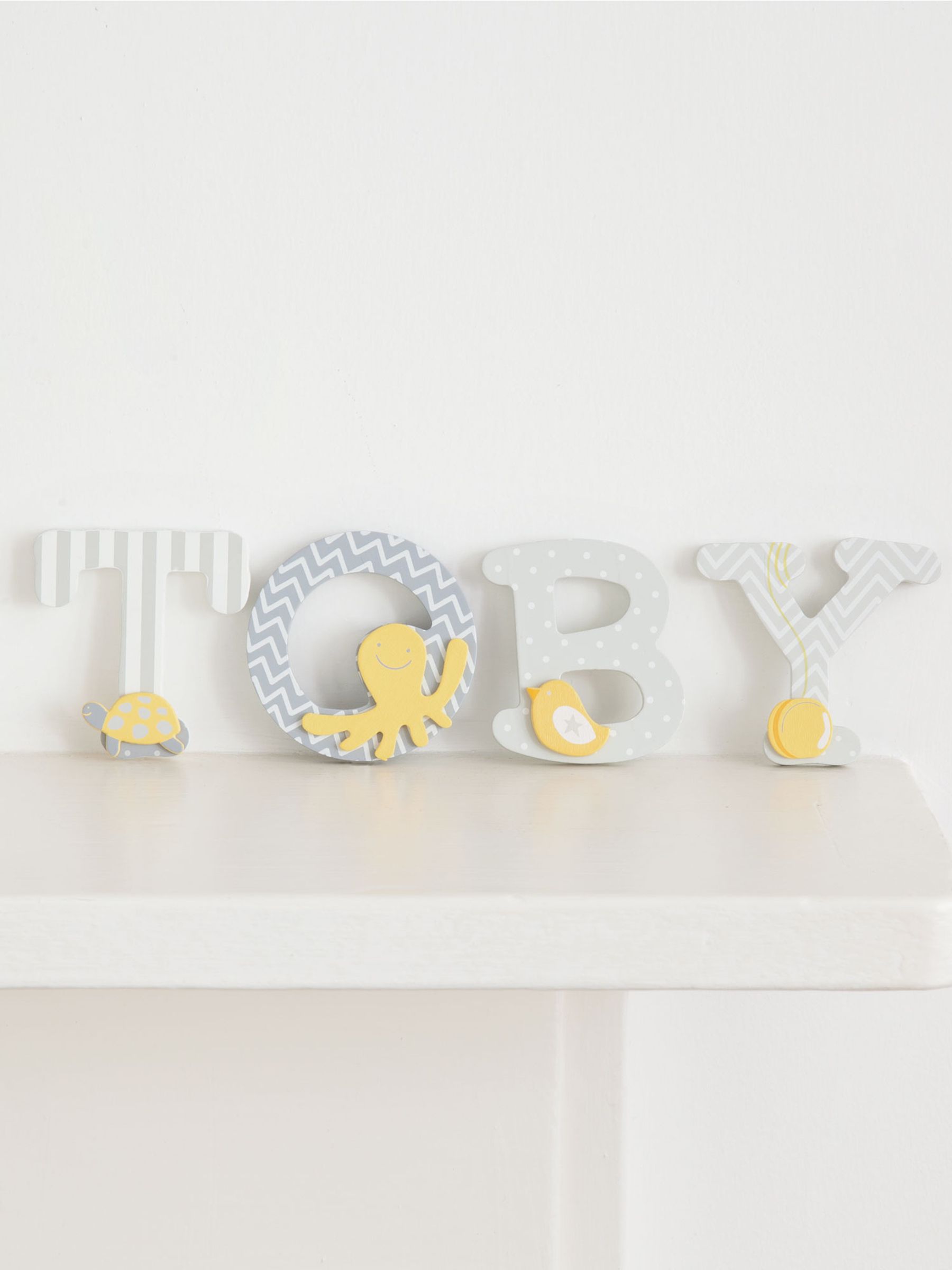 Grey Wooden Letters - Image 9 of 12