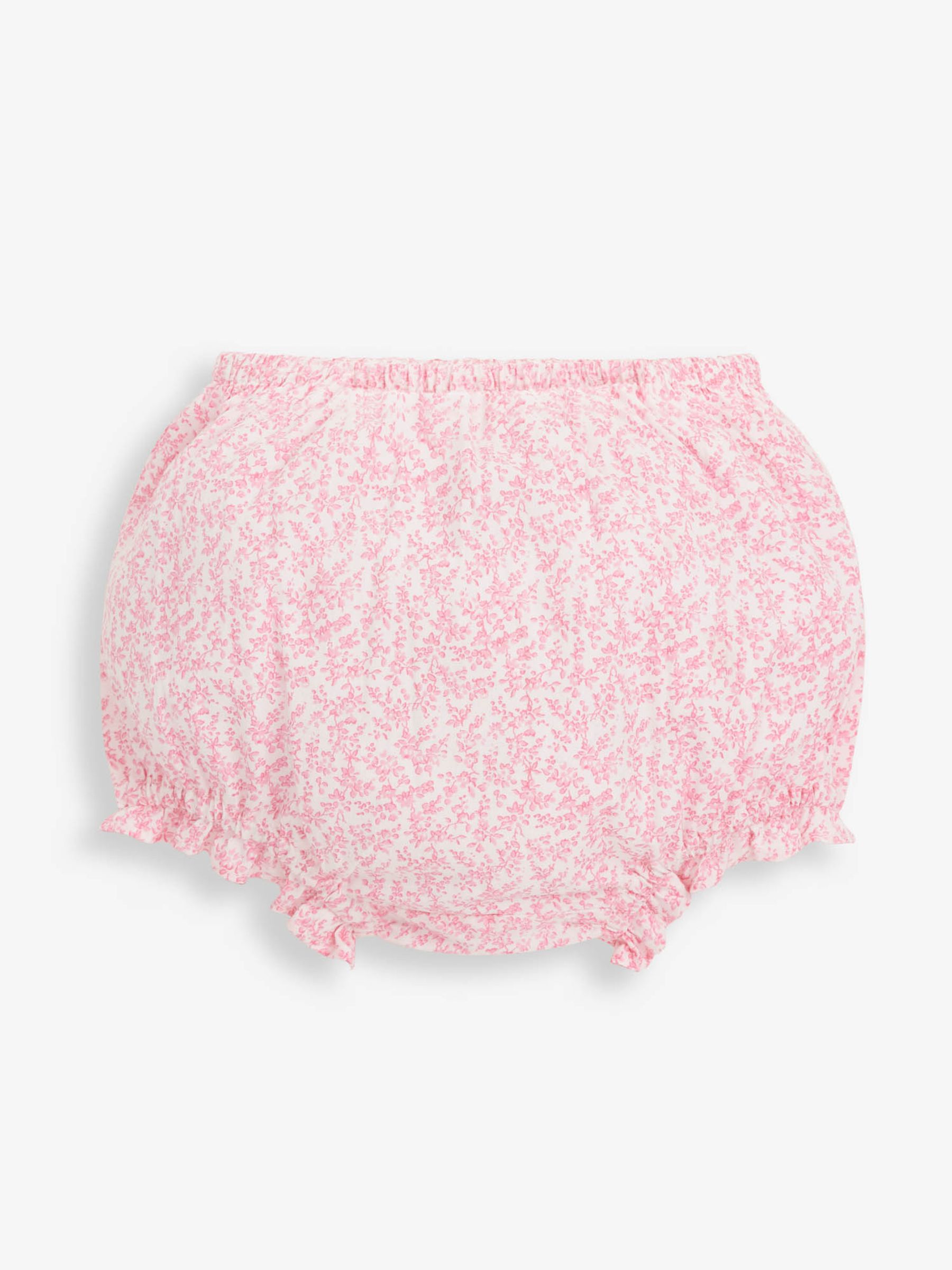 Pink Ditsy Floral Smocked Jersey Dress - Image 5 of 5