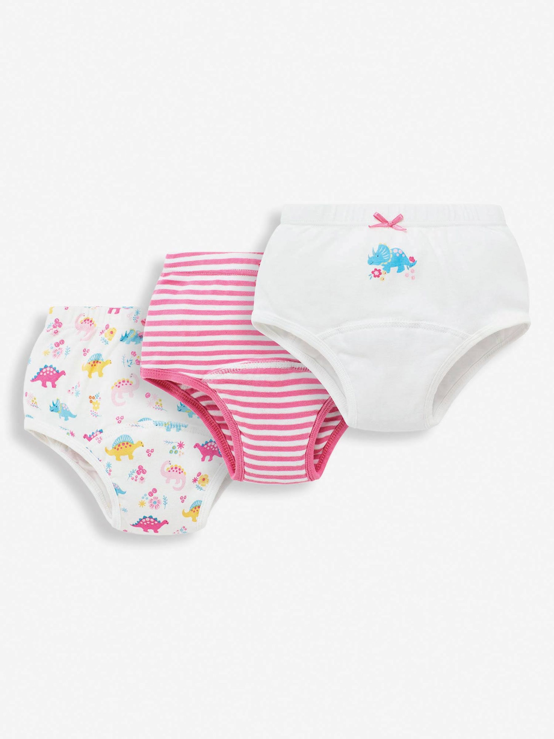Pink 3-Pack Training Knickers - Image 1 of 4