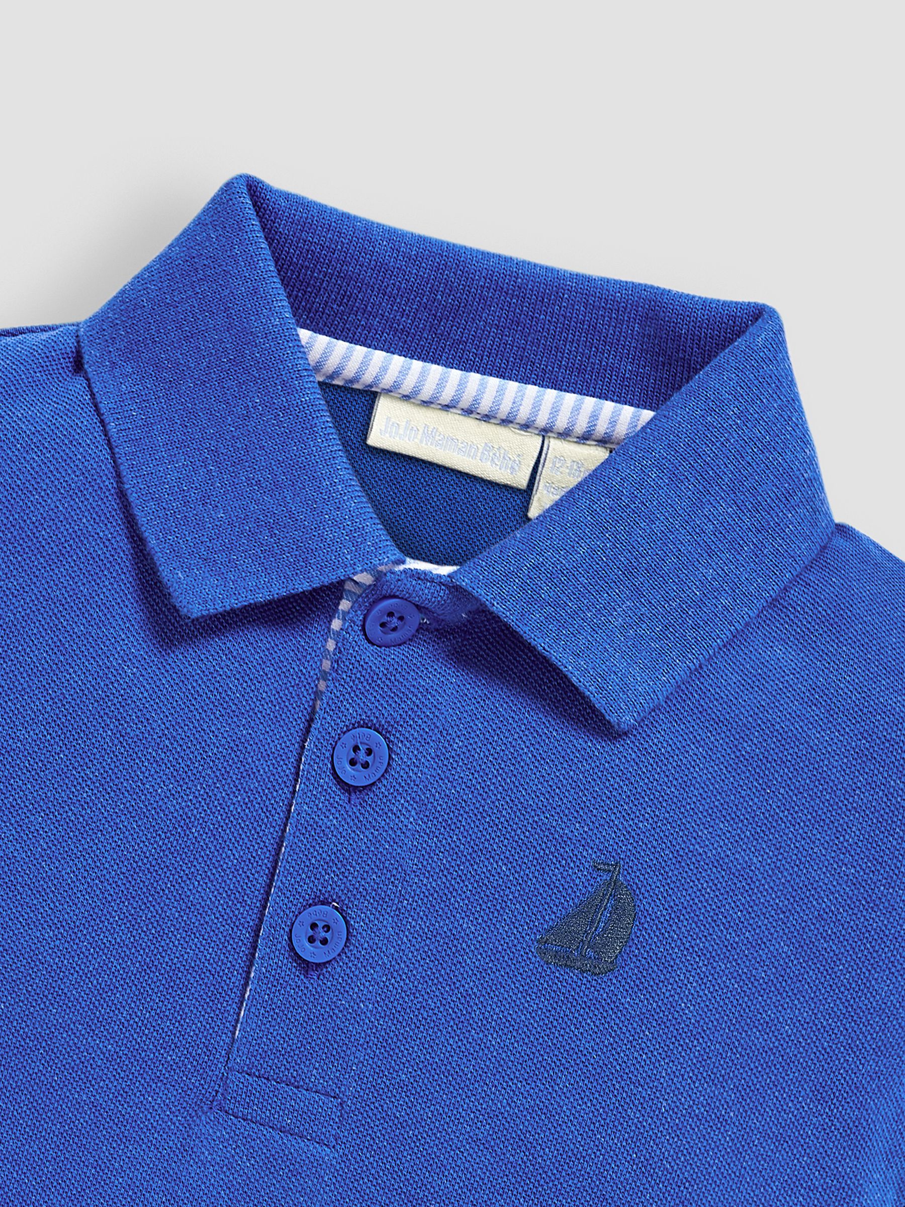Cobalt Blue Polo Shirt - Image 5 of 6