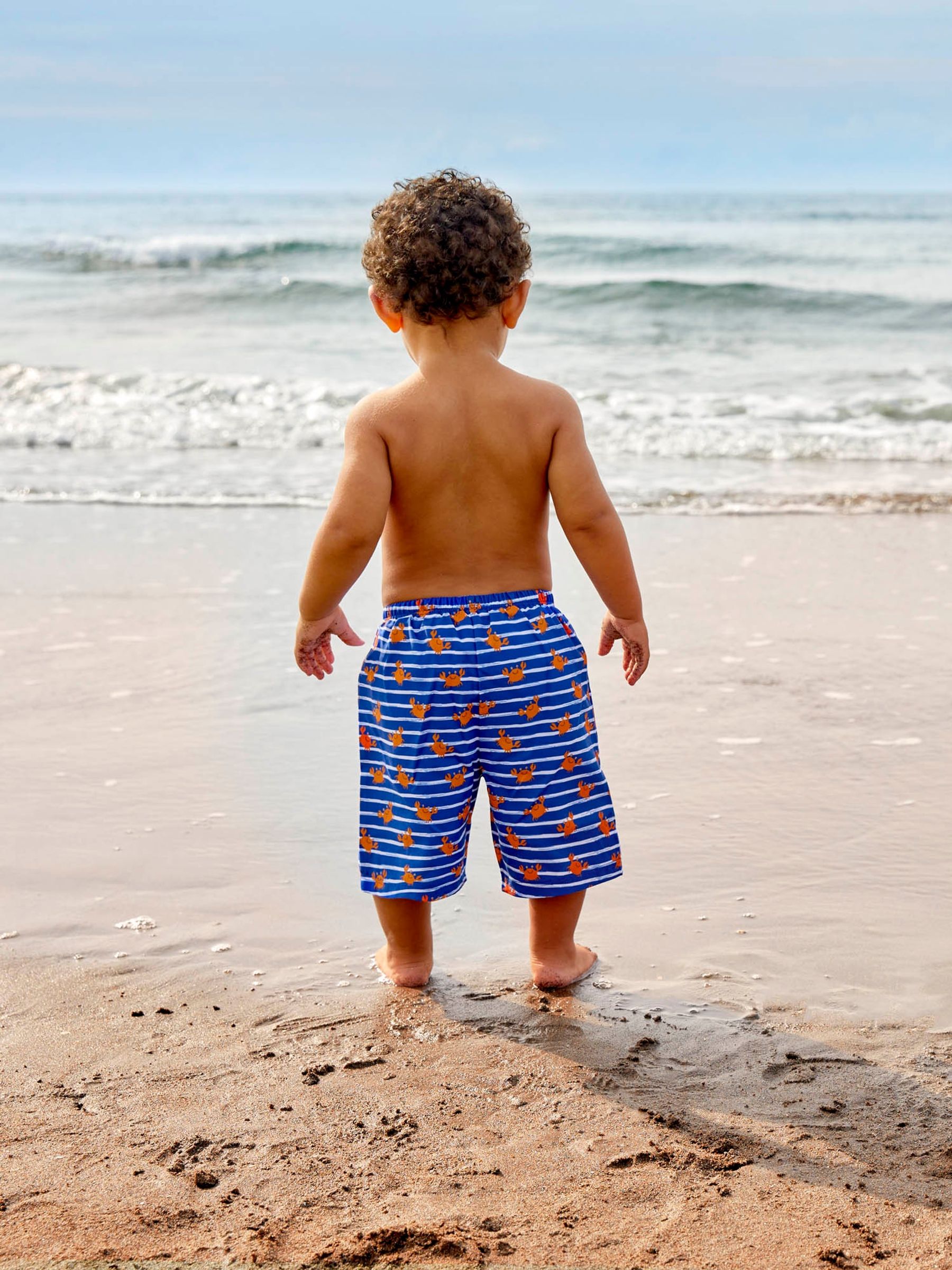 Blue Crab Swim Shorts with Integral Nappy - Image 2 of 5