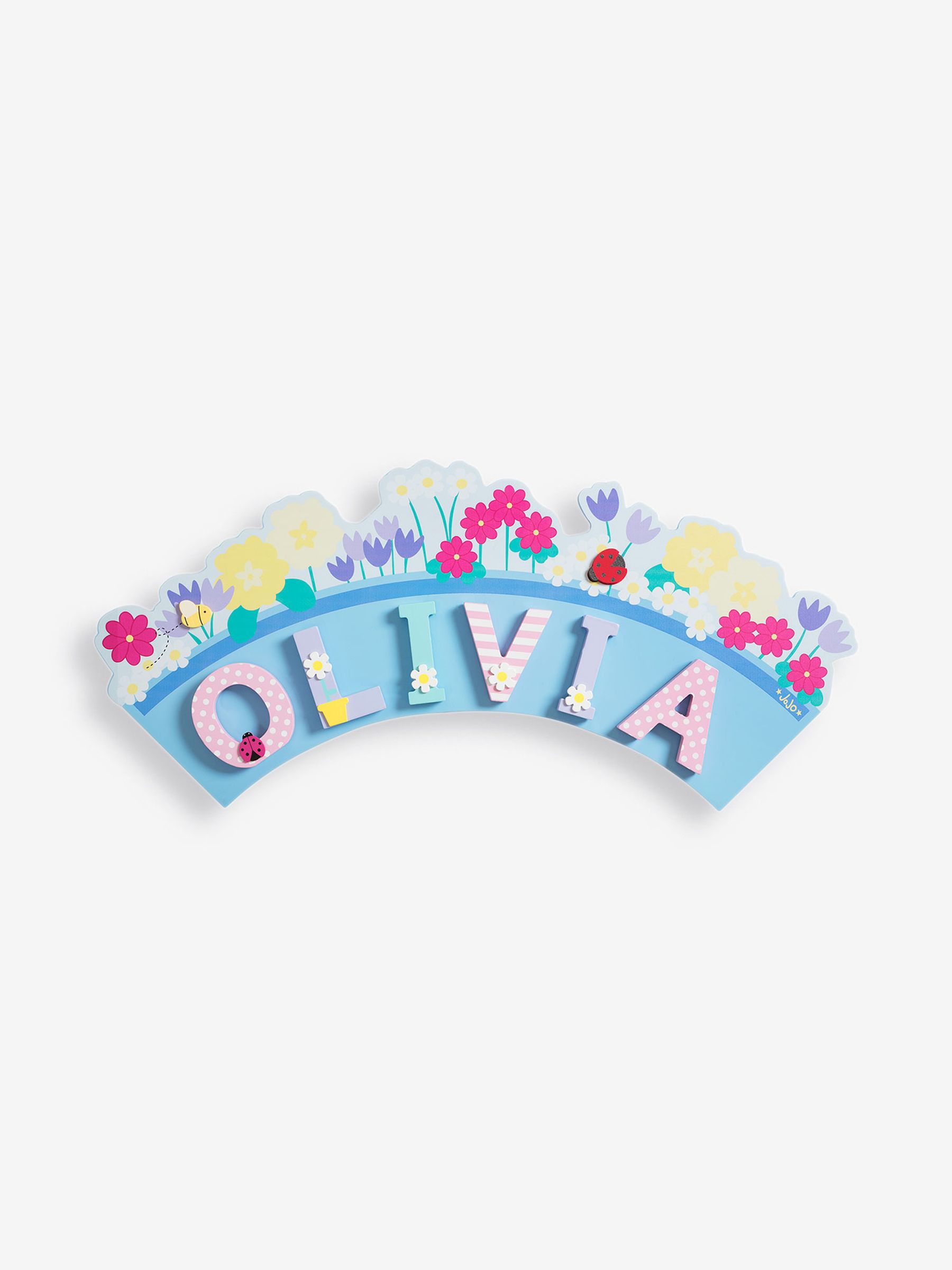 Curved Flowerpot Door Plaque - Image 1 of 2