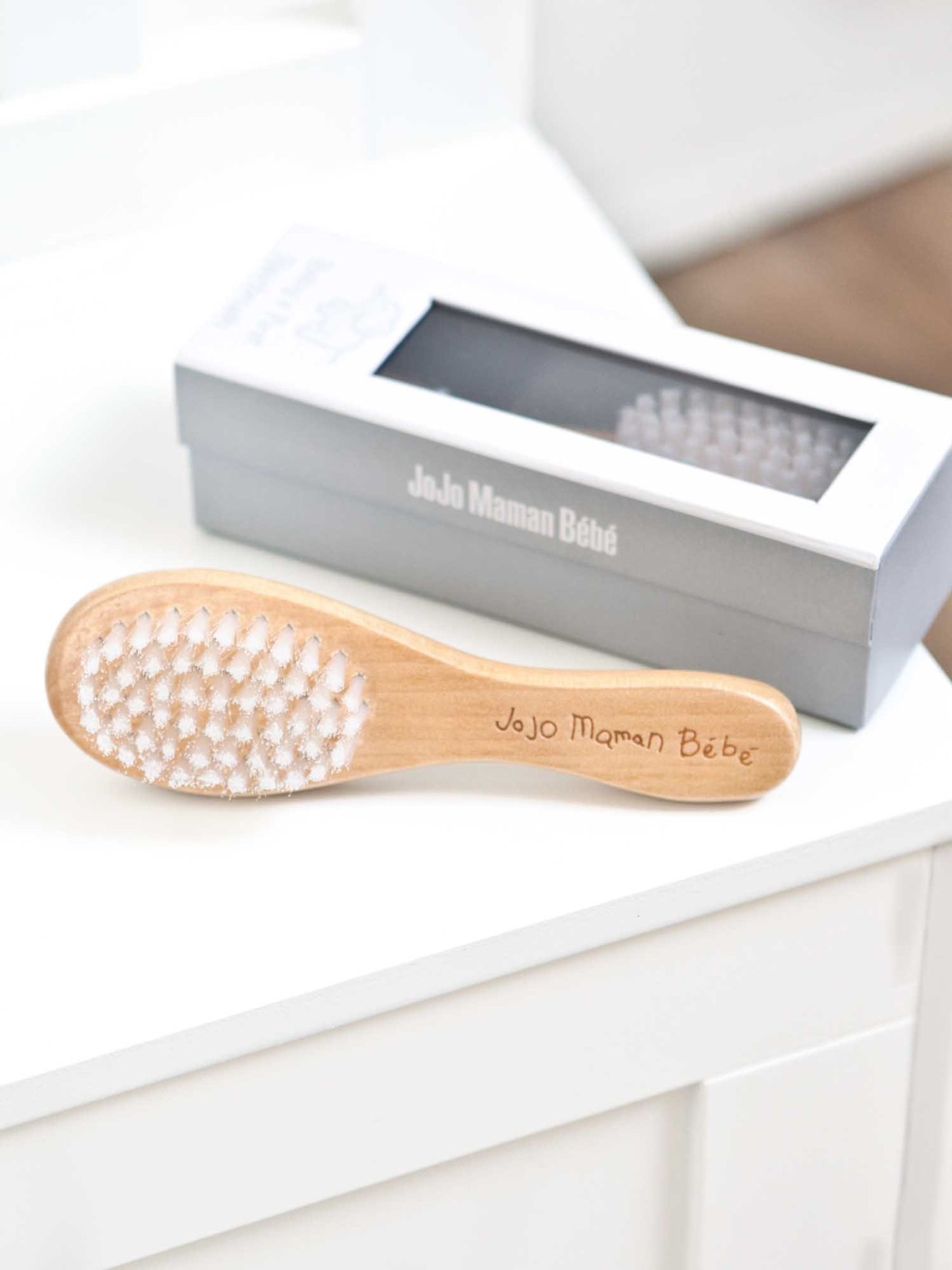 Baby Hairbrush in White - Image 4 of 5