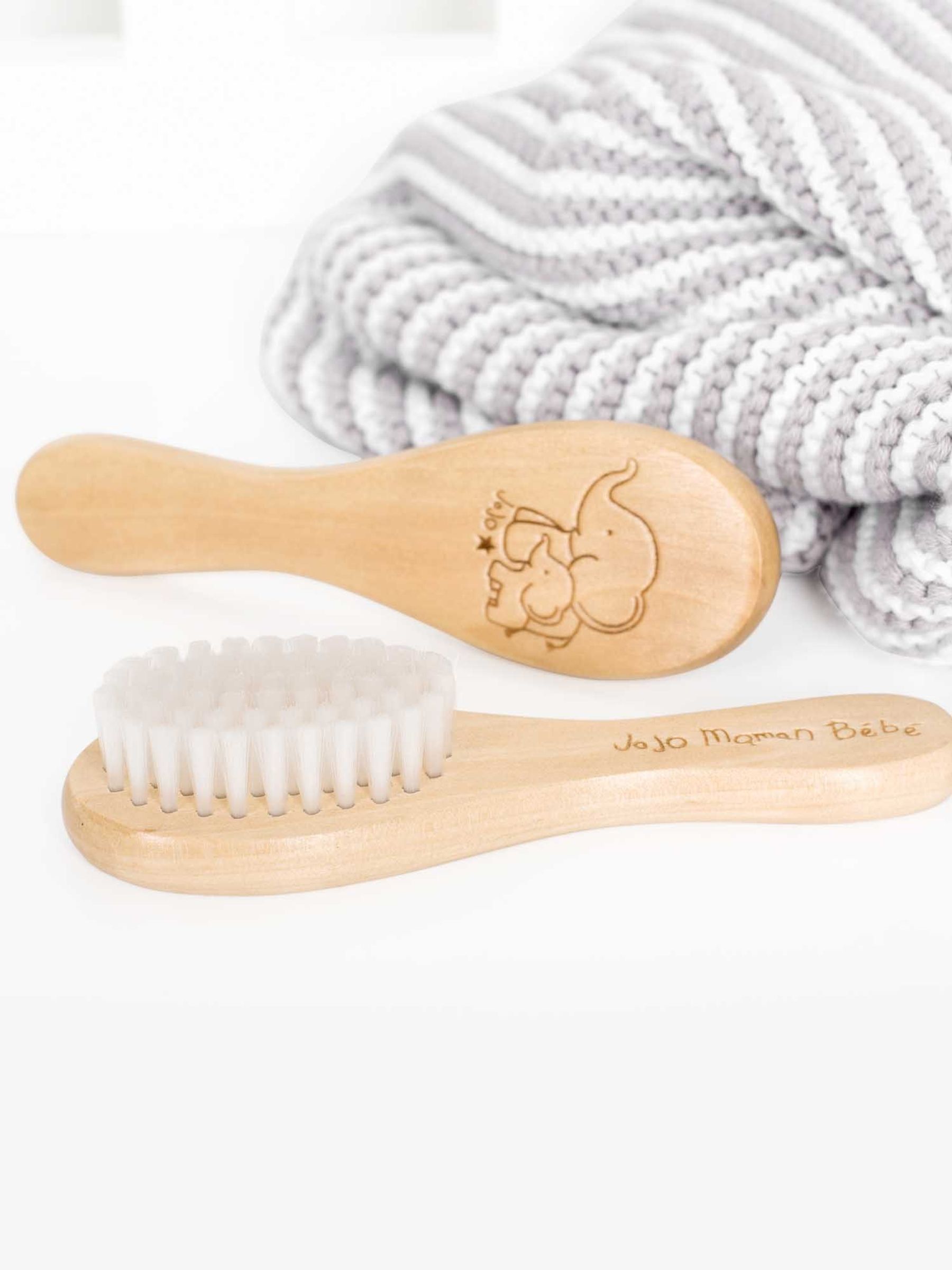 Baby Hairbrush in White - Image 5 of 5