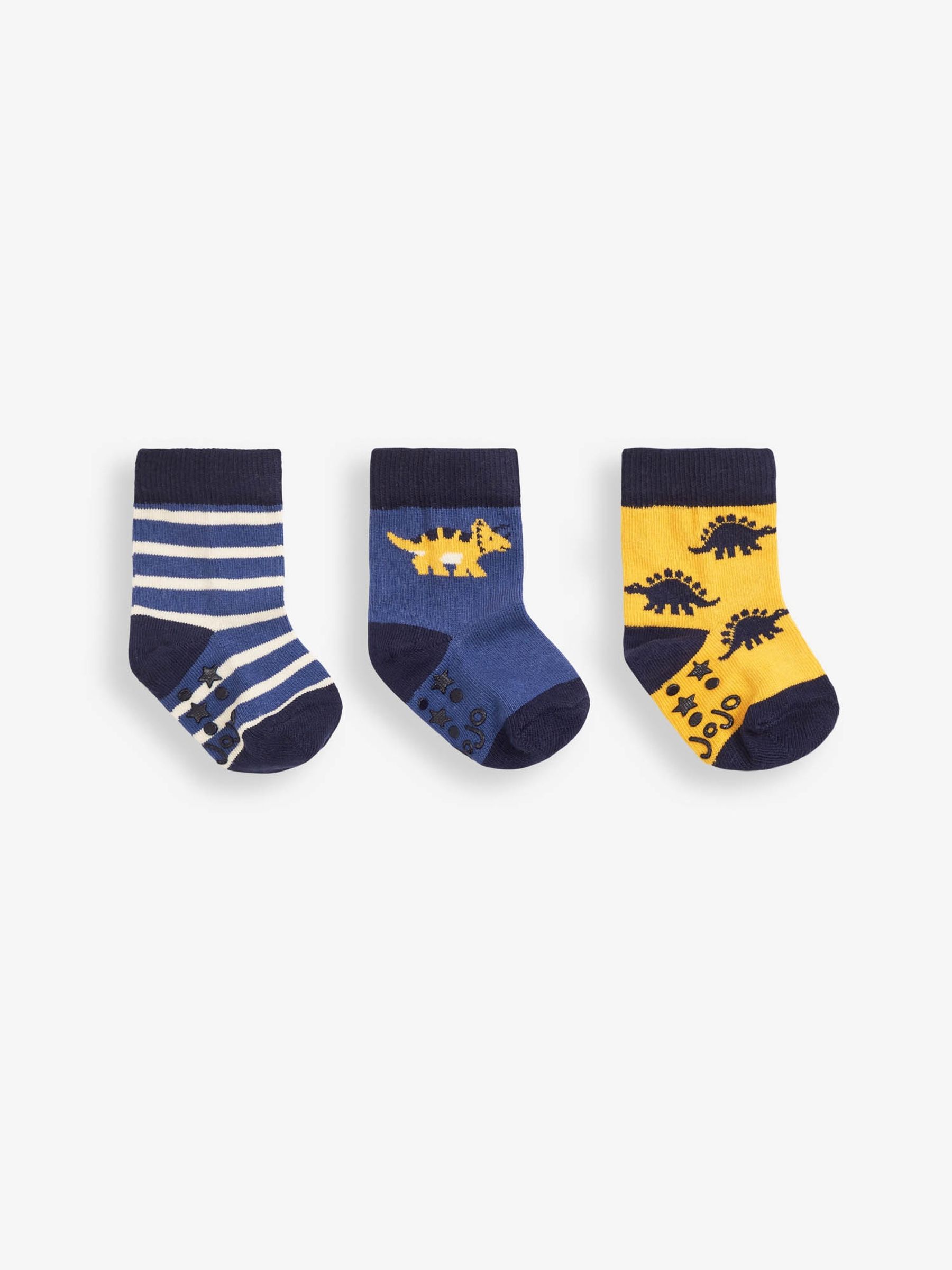 Navy Boys' 3-Pack Dino Socks - Image 1 of 1