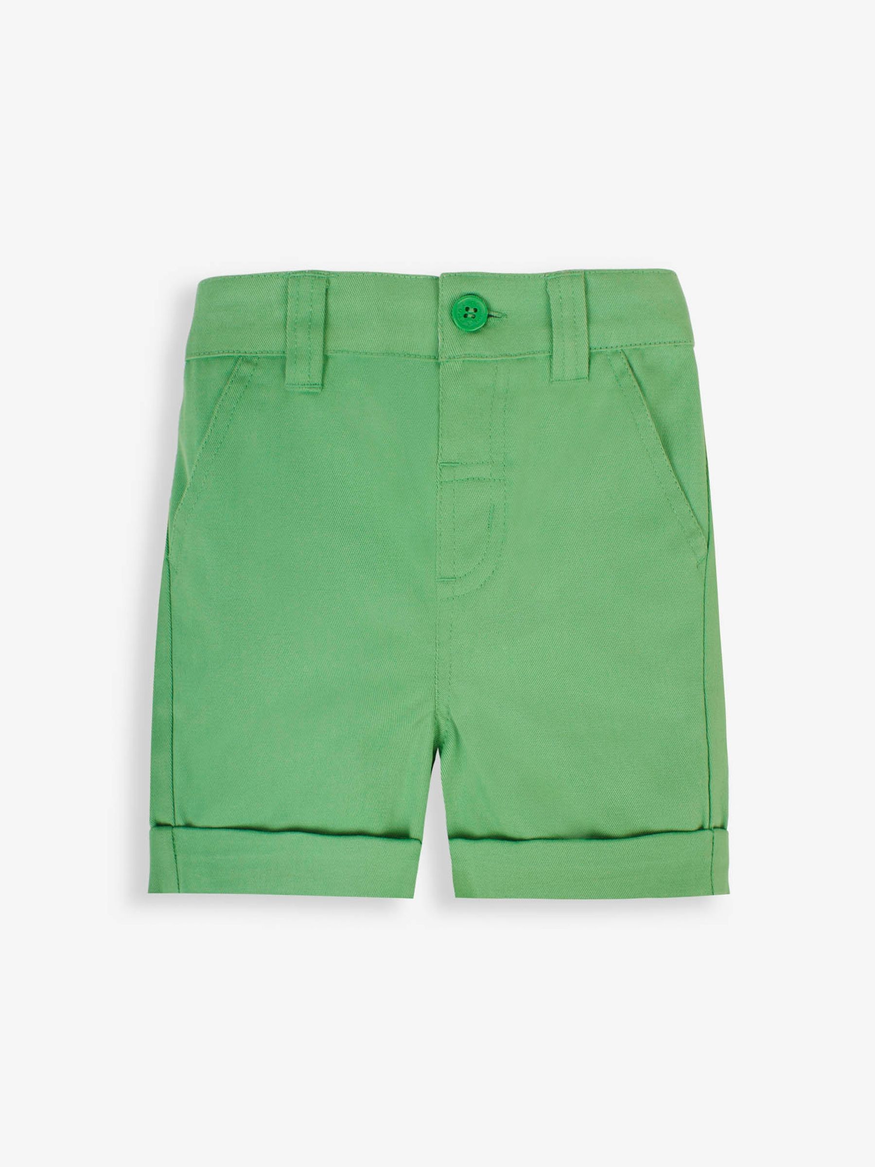 Green Twill Chino Shorts - Image 1 of 2