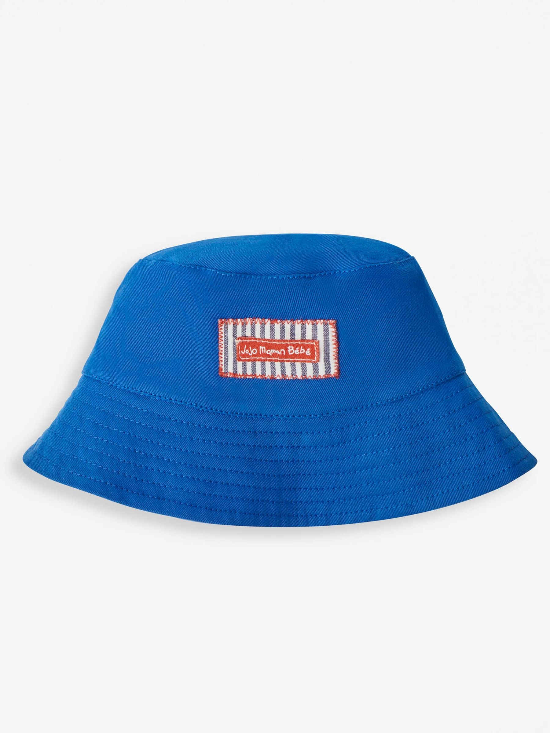 Cobalt Blue Twill Bucket Sun Hat - Image 1 of 2
