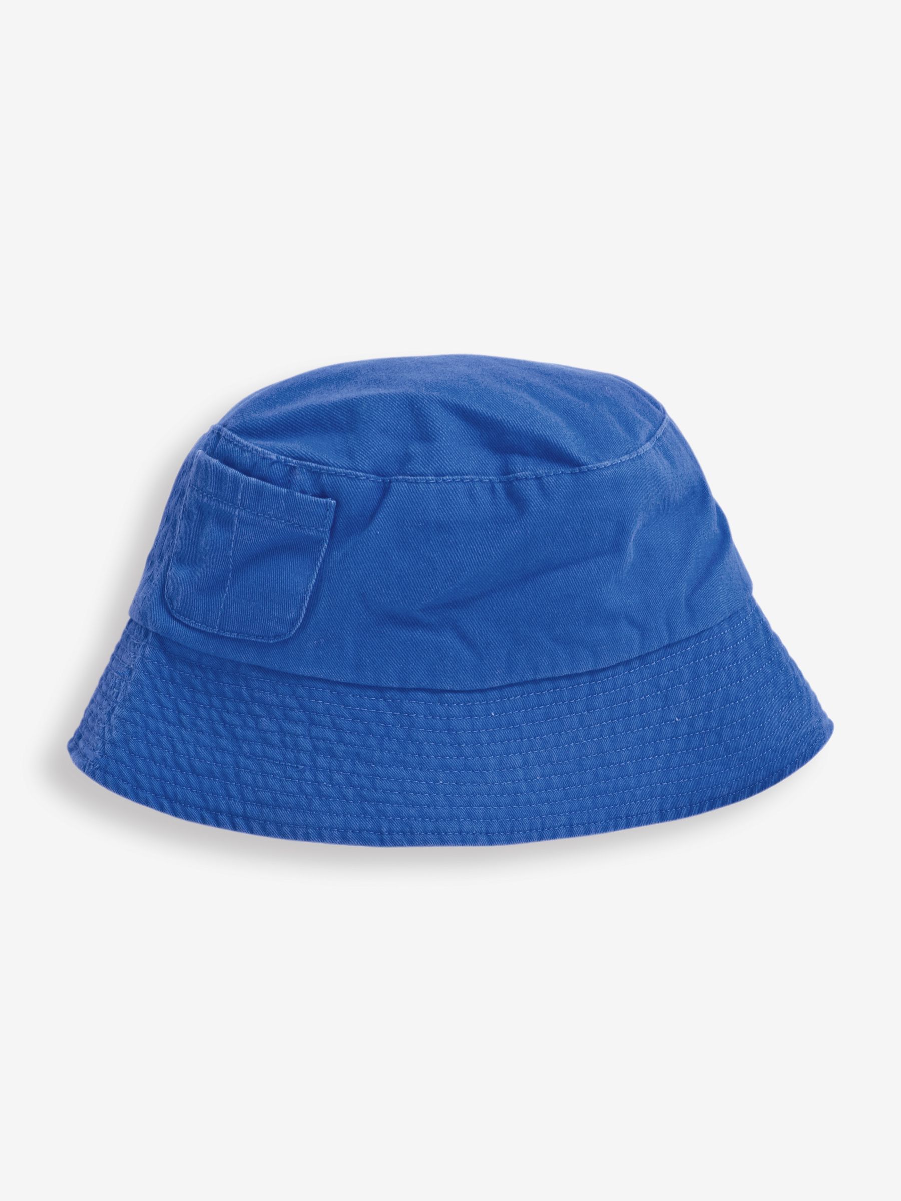 Cobalt Blue Twill Bucket Sun Hat - Image 2 of 2