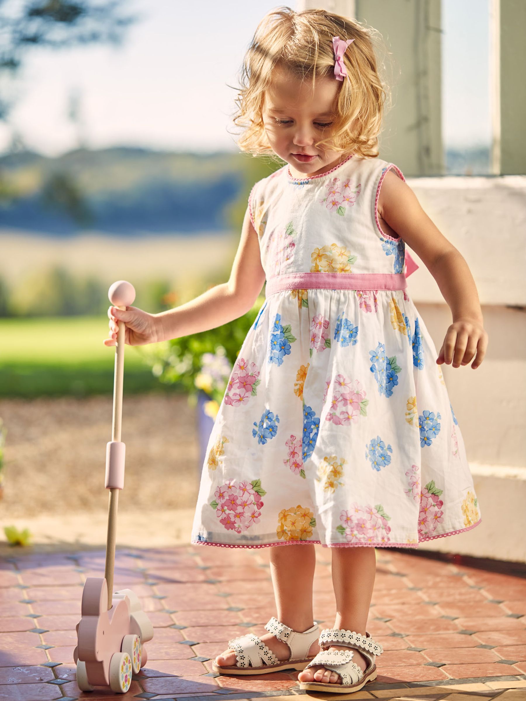 Hydrangea Party Dress in White - Image 1 of 6