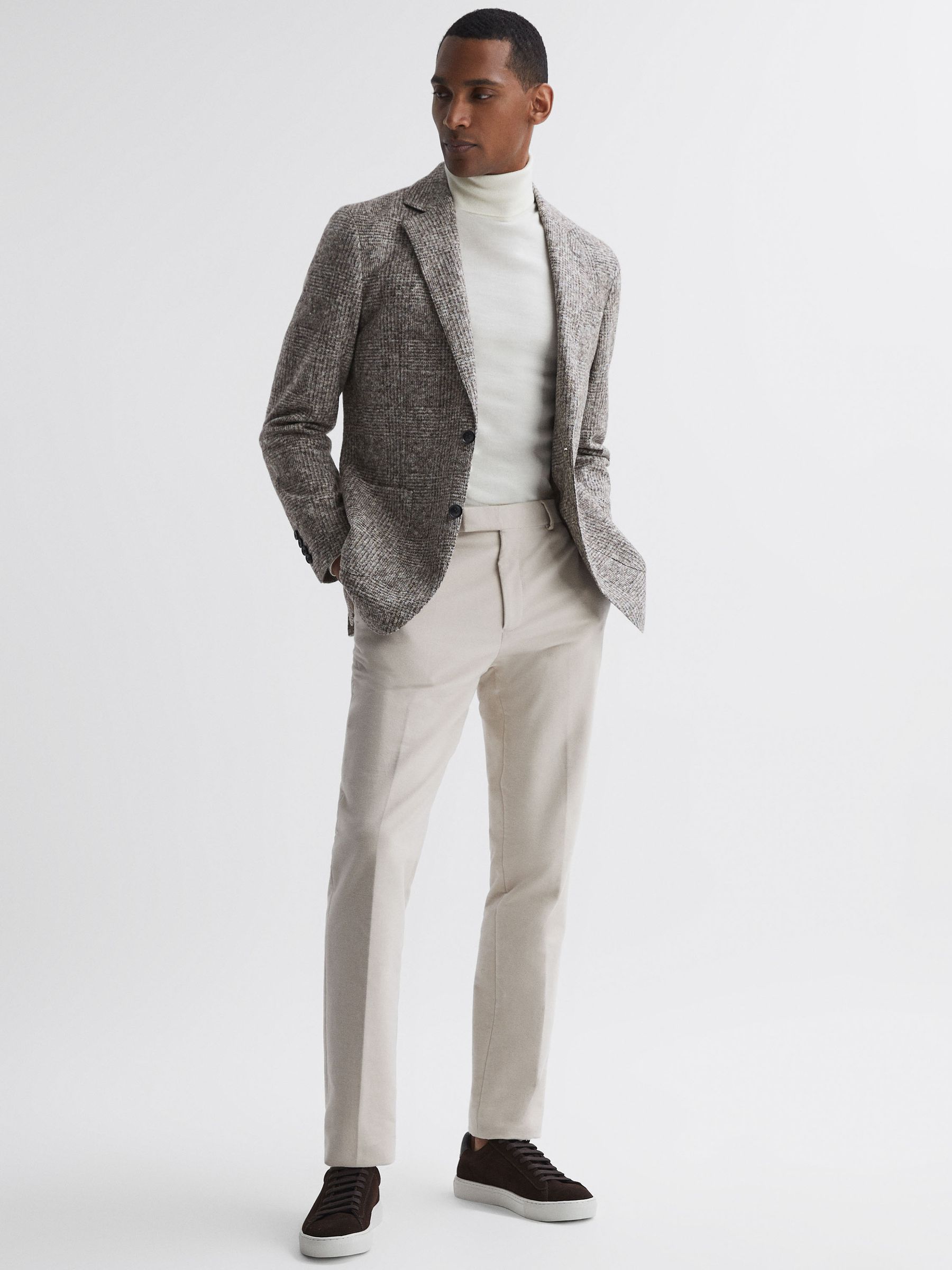 Suede Trainers in Chocolate - Image 2 of 5