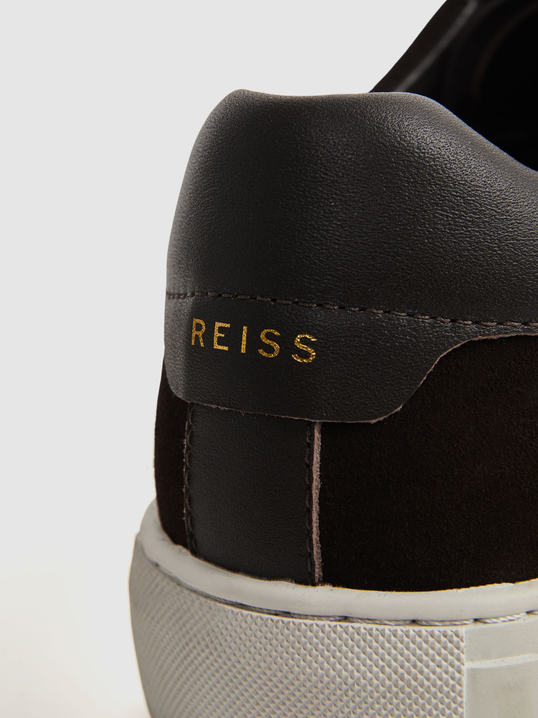 Suede Trainers in Chocolate - Image 5 of 5