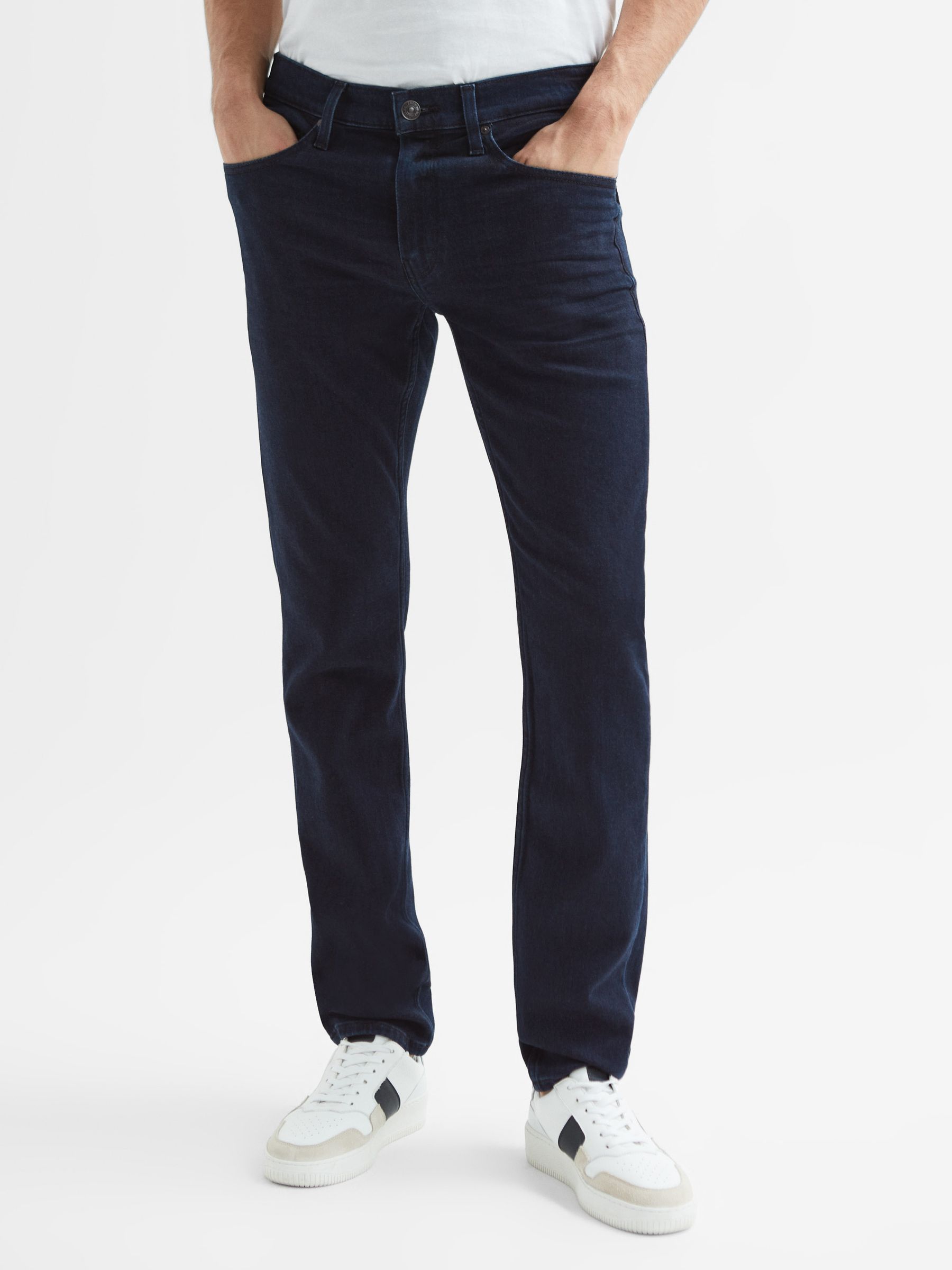 Paige Slim Fit High Stretch Jeans in Garity - Image 1 of 6
