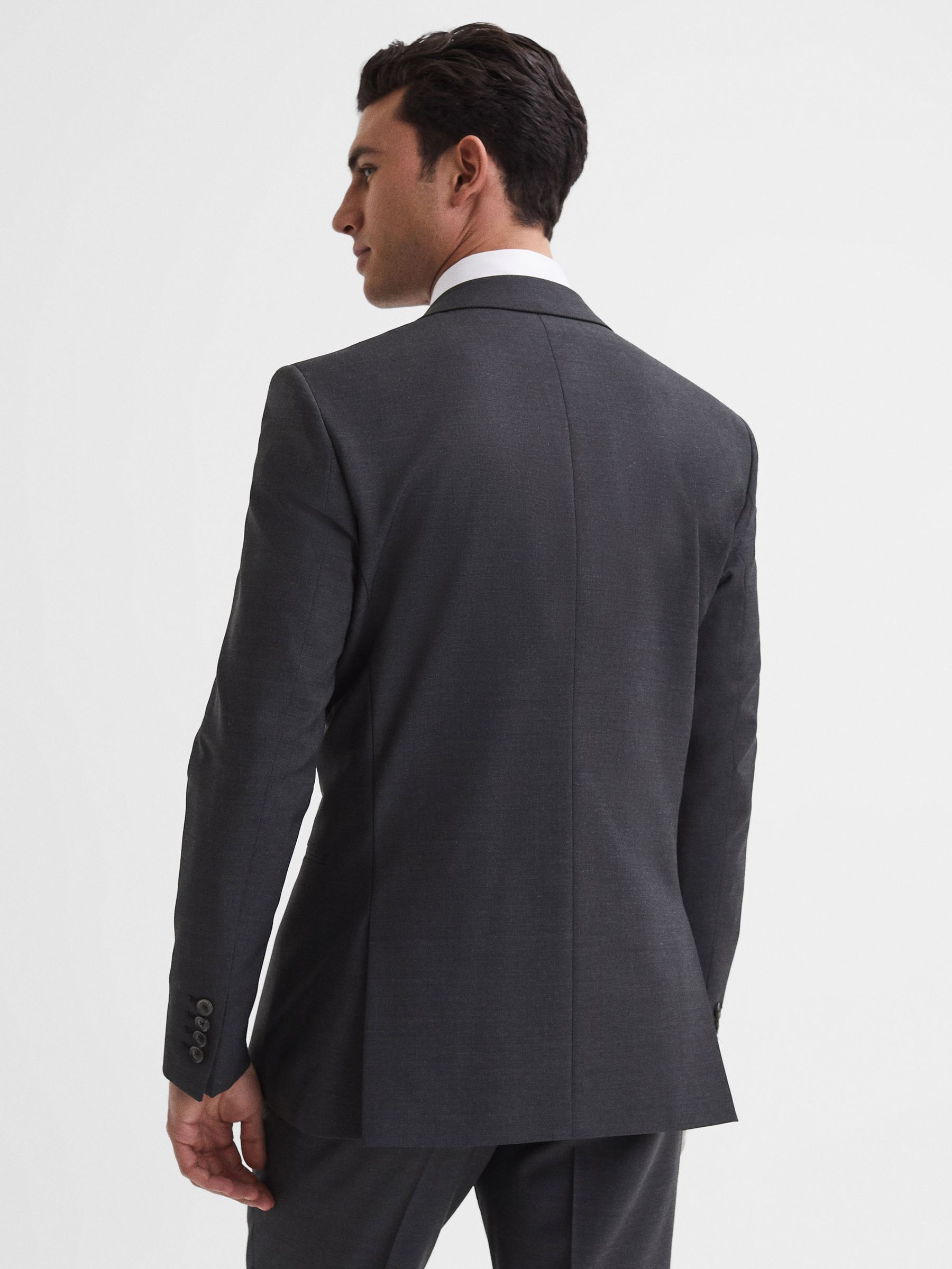 Modern Fit Travel Blazer in Charcoal - Image 5 of 8