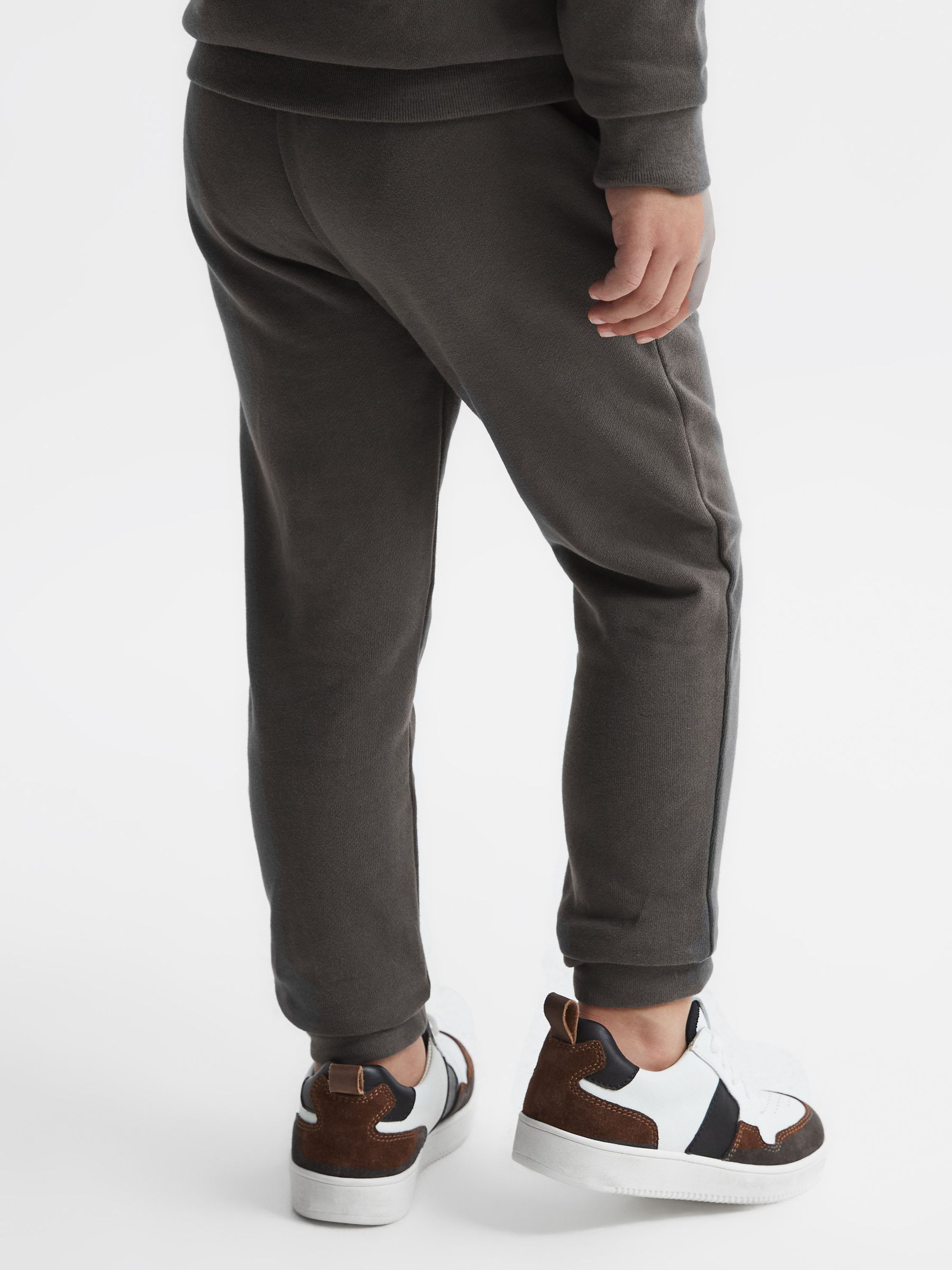 Garment Dyed Logo Joggers in Olive - Image 5 of 6