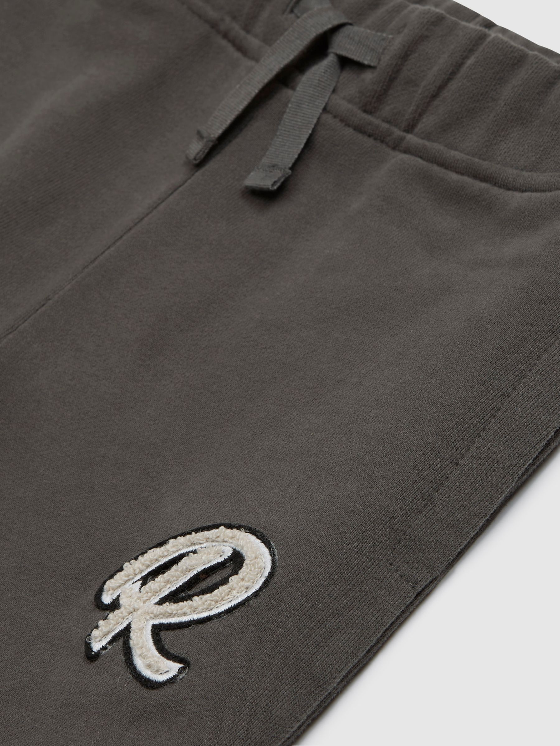 Garment Dyed Logo Joggers in Olive - Image 6 of 6
