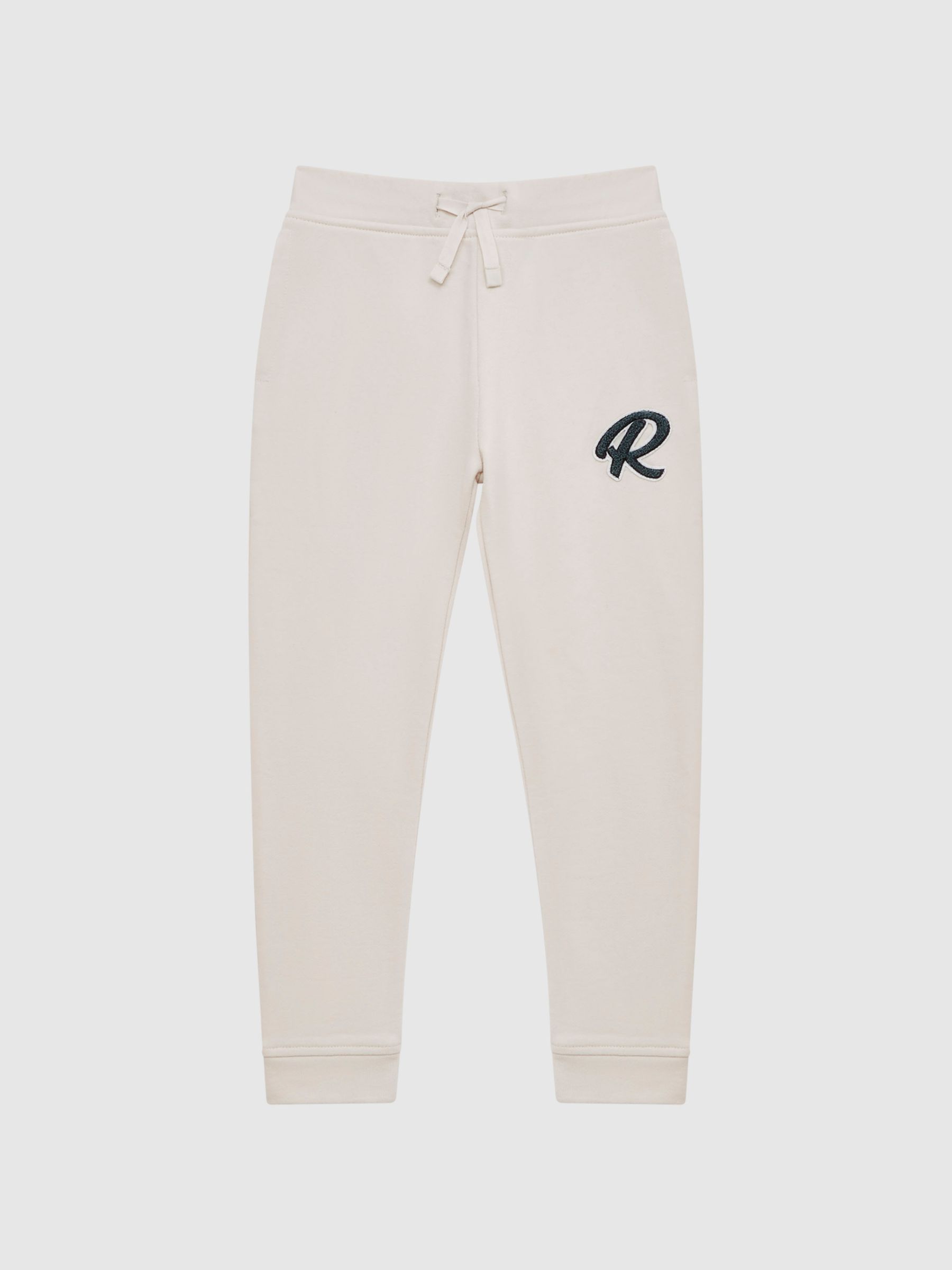 Garment Dyed Logo Joggers in Cream - Image 2 of 6