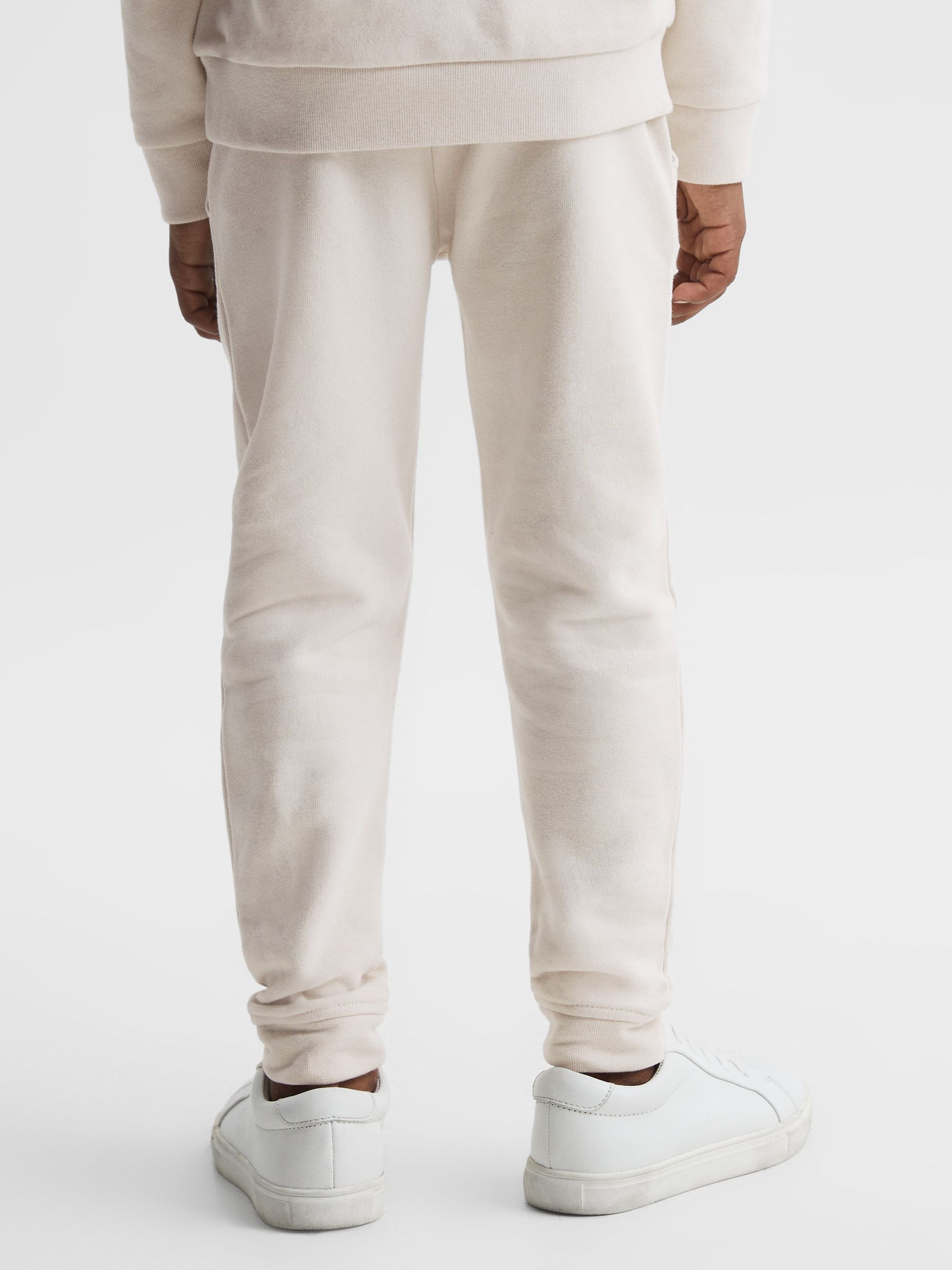 Garment Dyed Logo Joggers in Cream - Image 5 of 6
