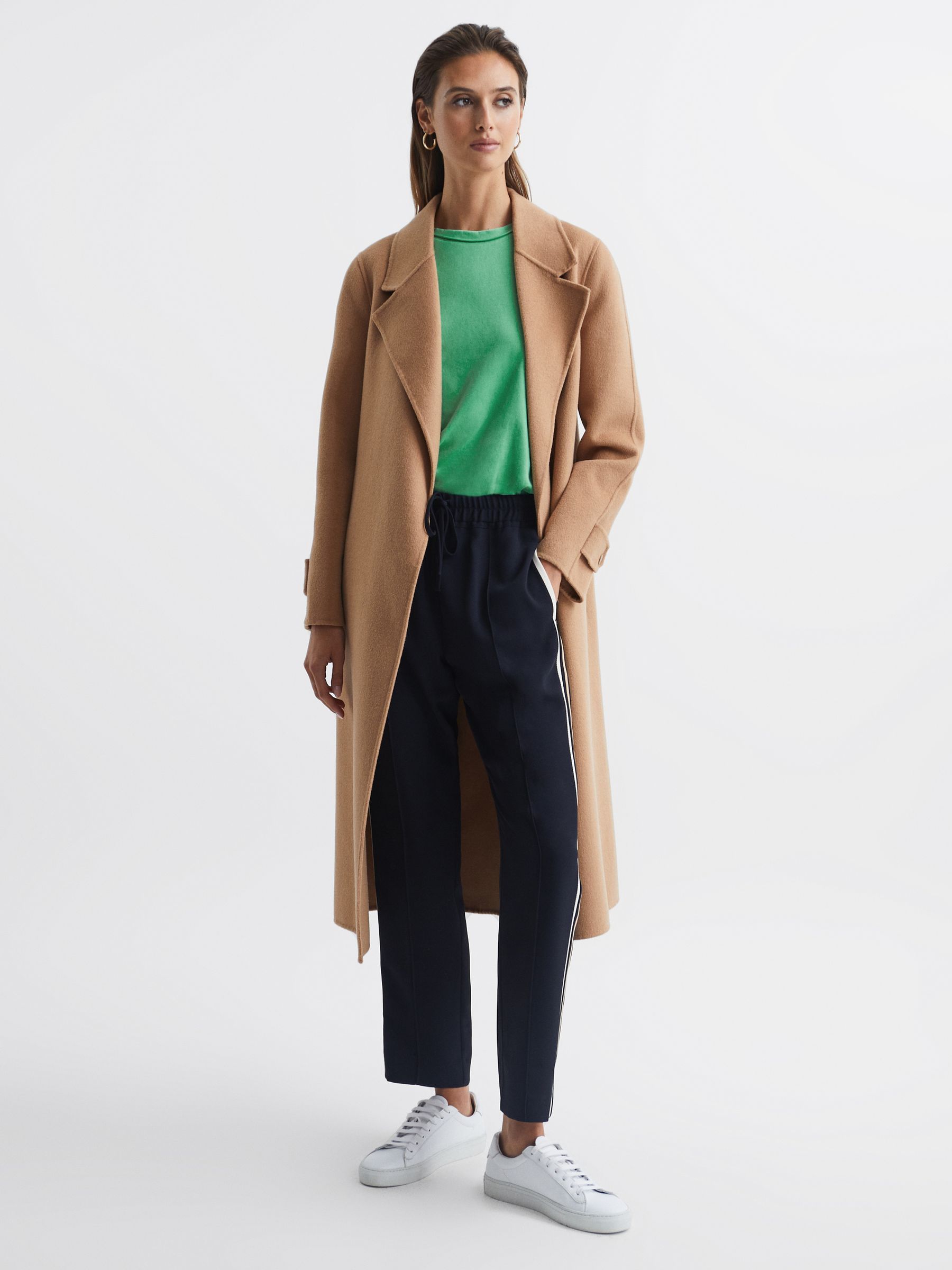 Cotton-Jersey Crew Neck T-Shirt in Green - Image 6 of 6