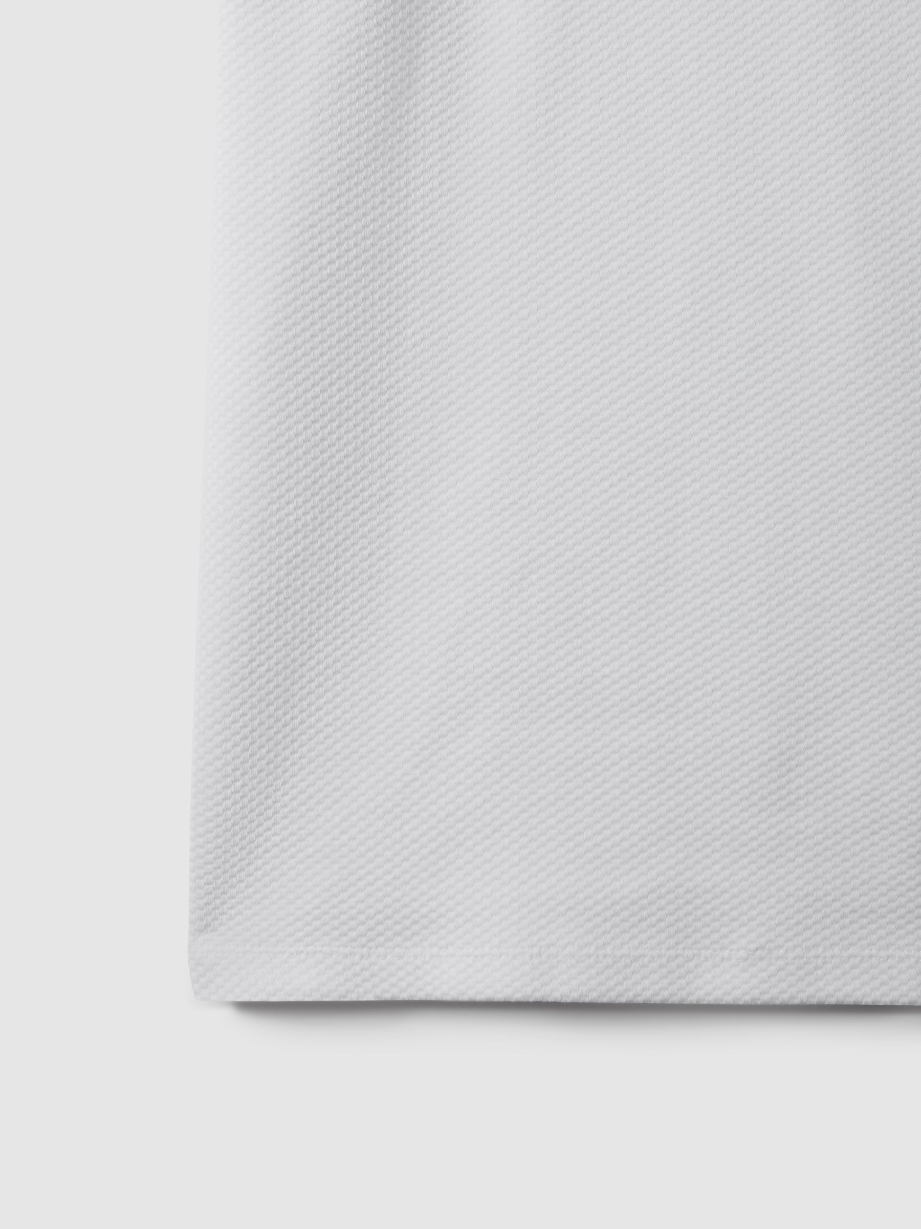 Slim Fit Honeycomb T-Shirt in White - Image 6 of 7