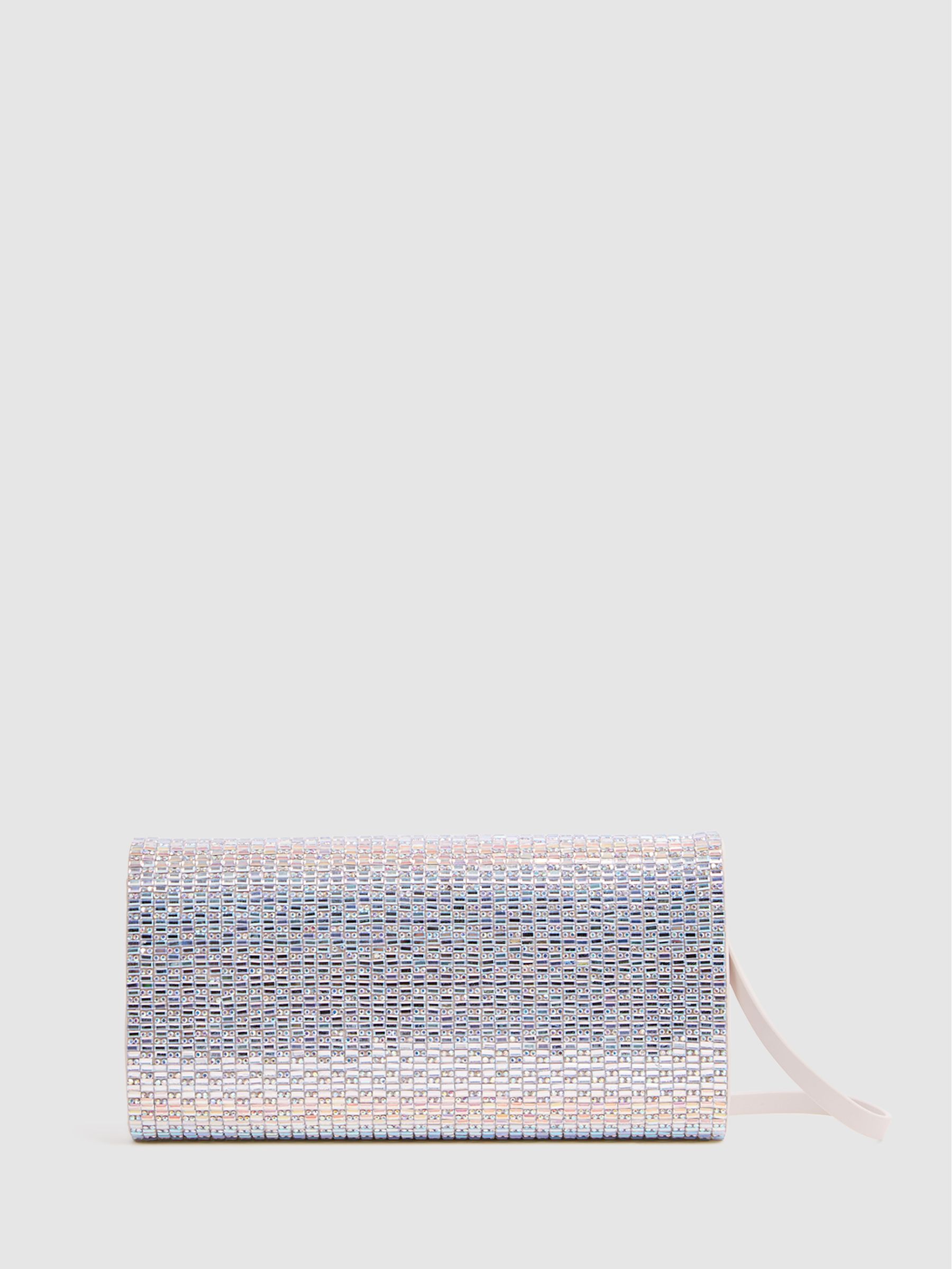 Disco Baguette Bag in Silver - Image 7 of 7