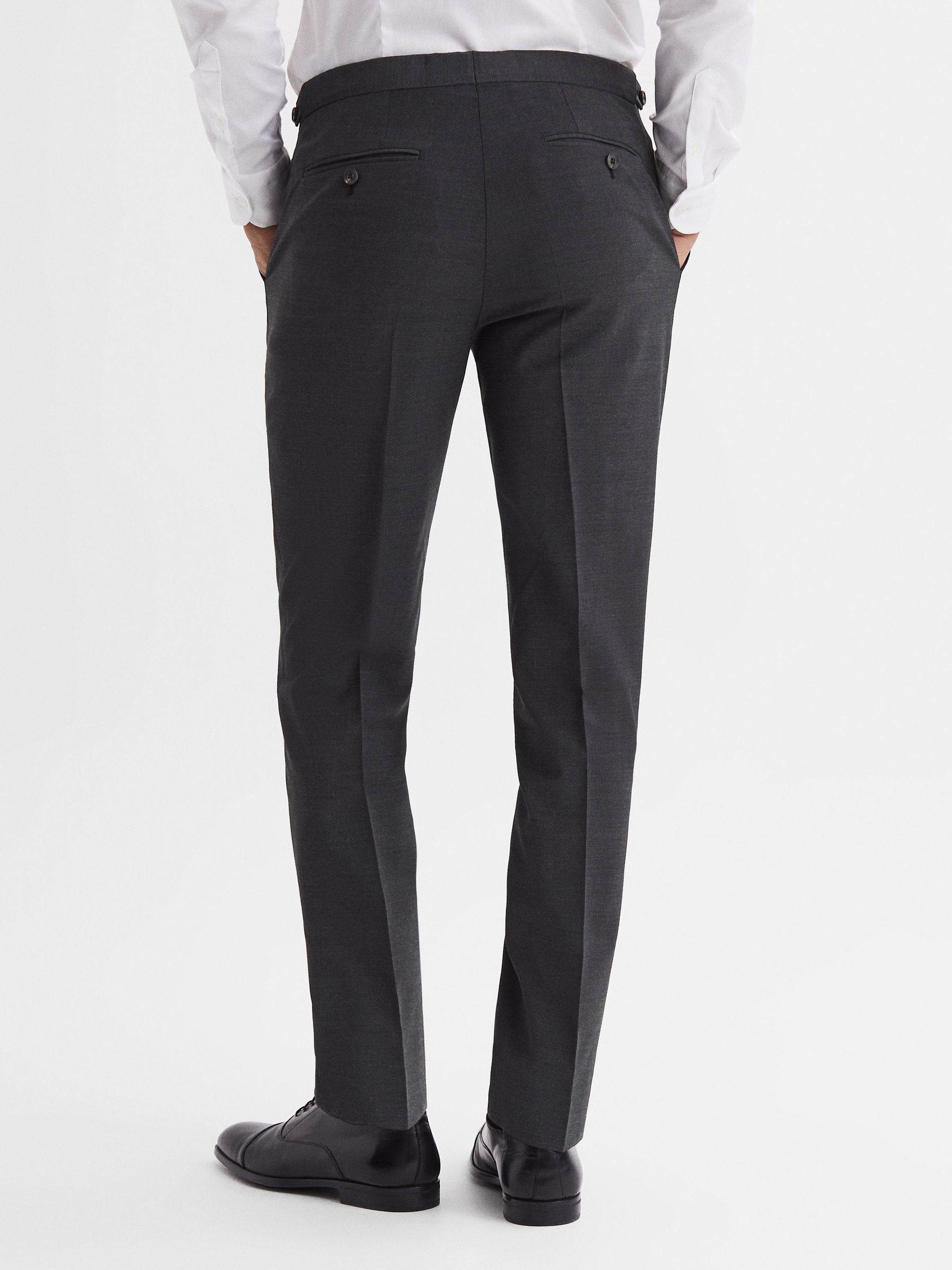 Modern Fit Travel Trousers in Charcoal - Image 5 of 6