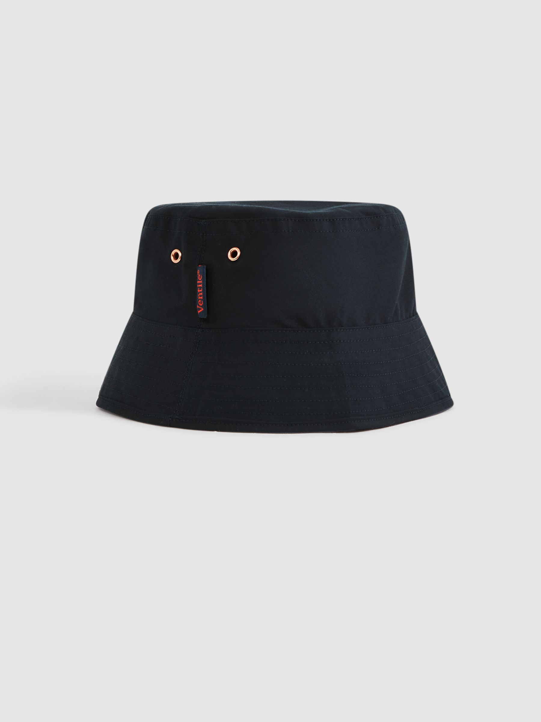 Private Bucket Hat in Navy - Image 3 of 6