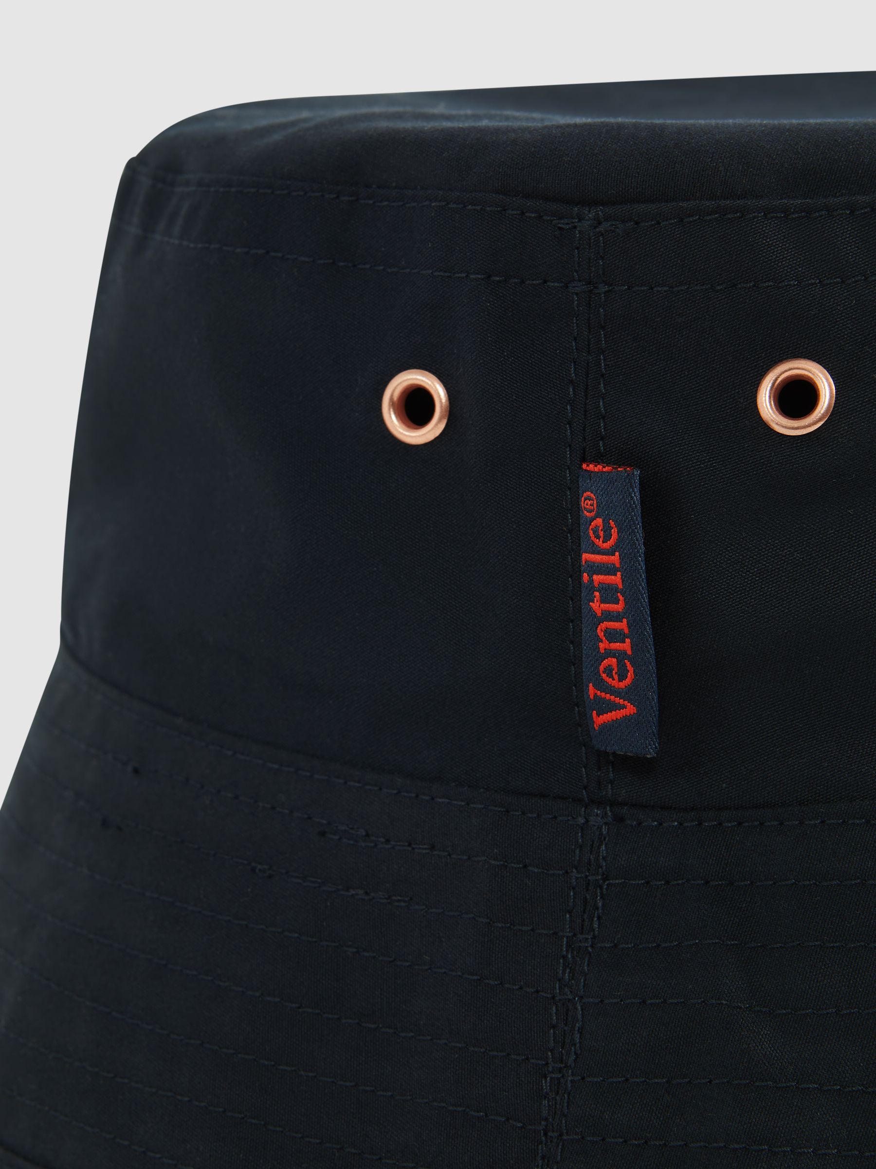 Private Bucket Hat in Navy - Image 6 of 6