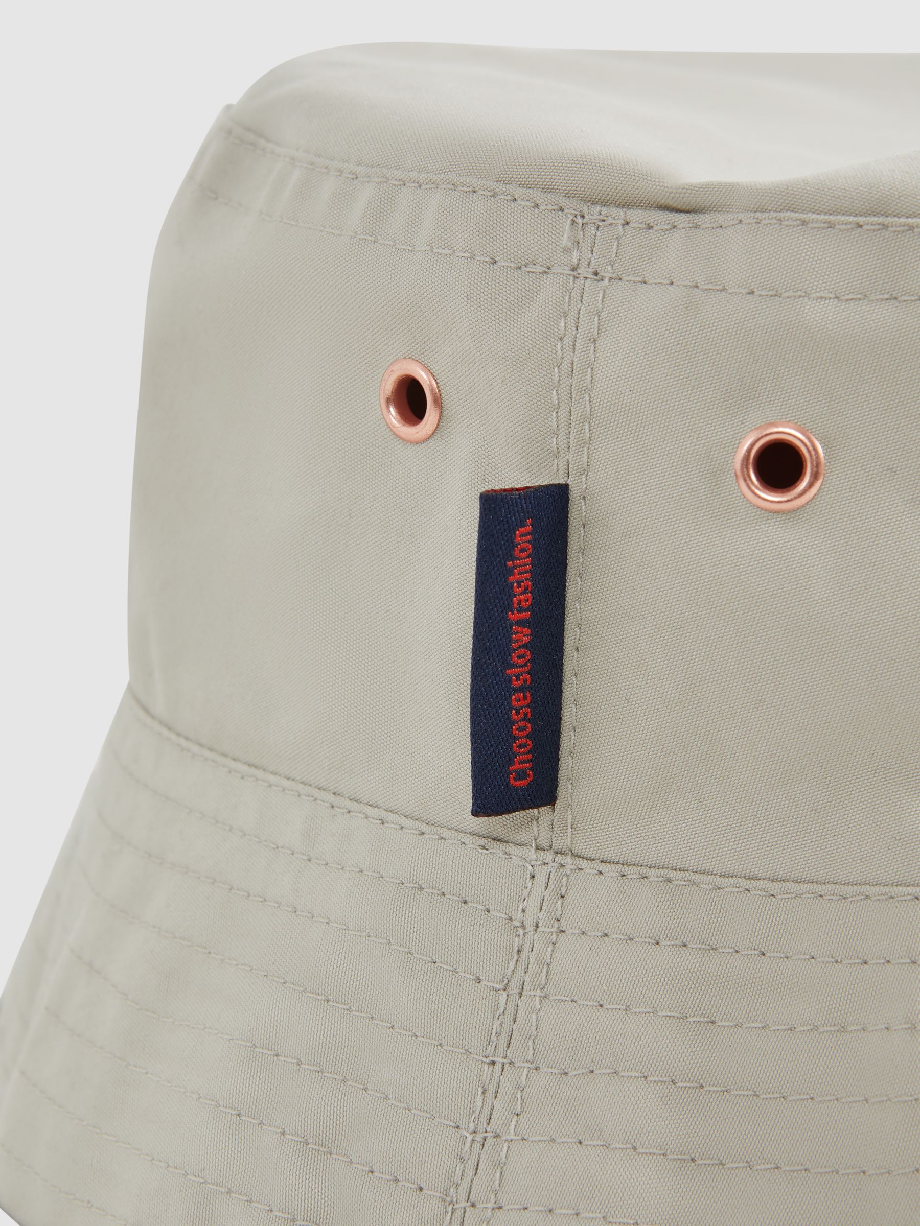 Private Bucket Hat in Stone - Image 4 of 6