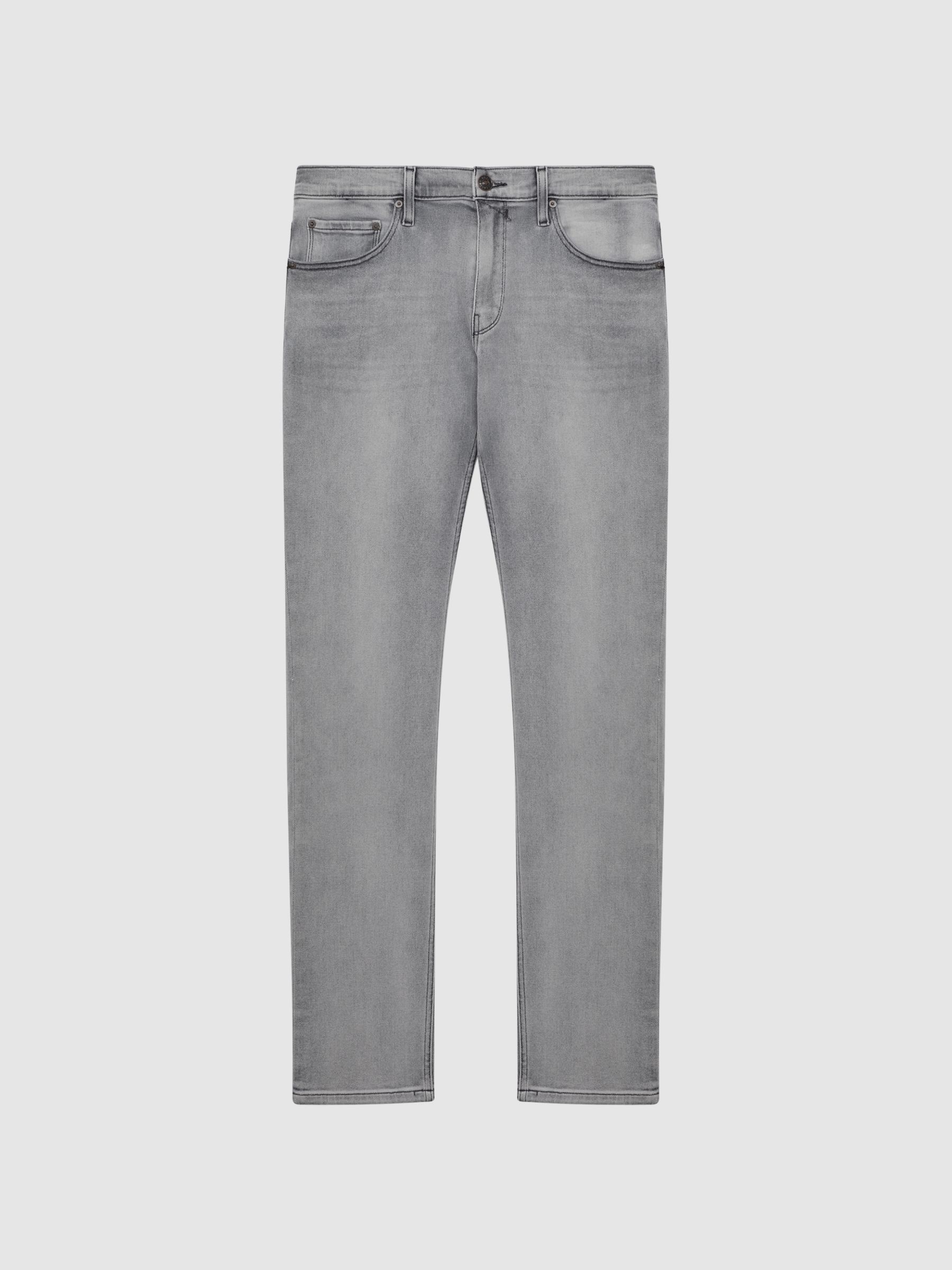 Paige Regular Fit Straight Leg Jeans in Delgado - Image 12 of 12